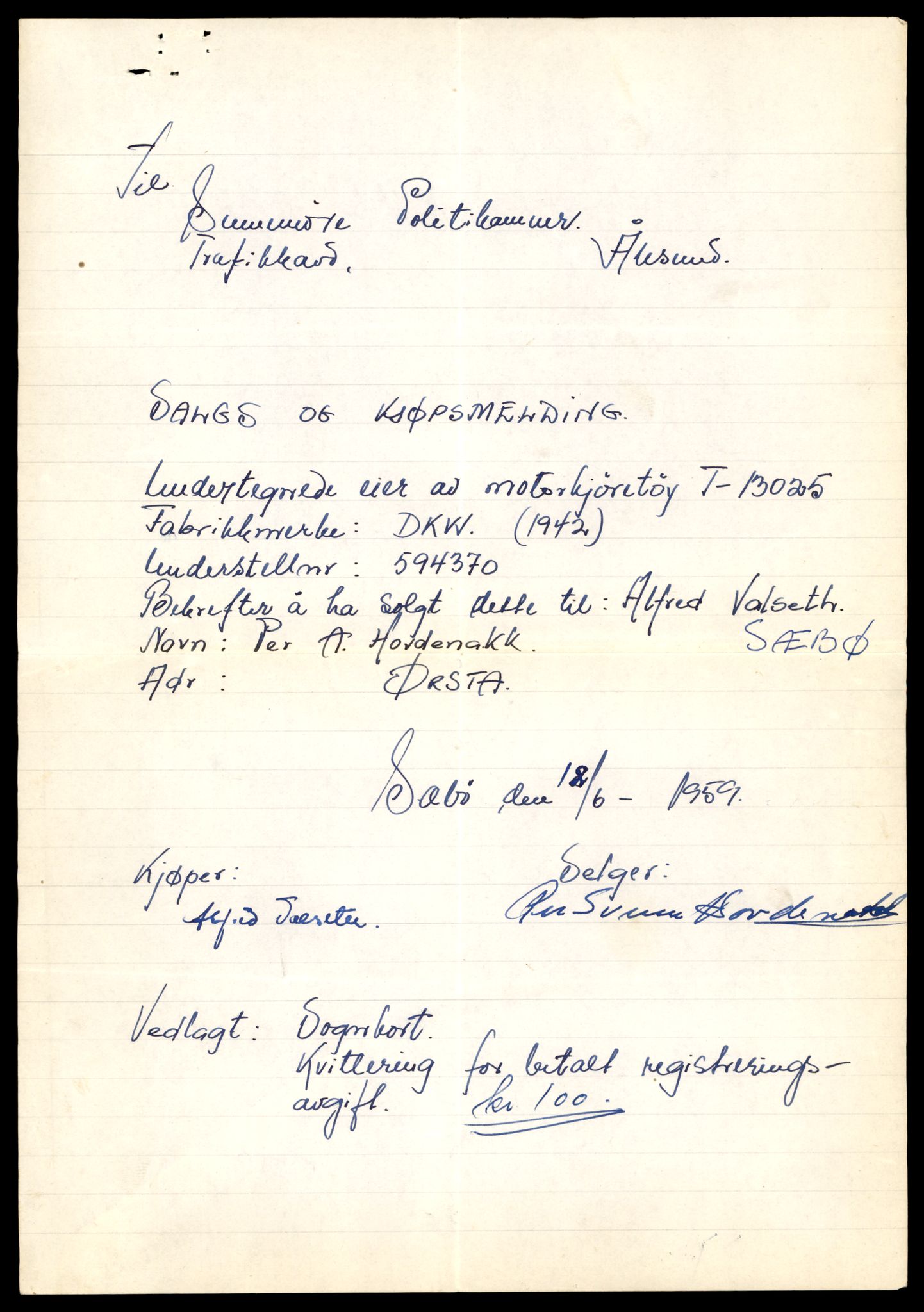 Møre og Romsdal vegkontor - Ålesund trafikkstasjon, AV/SAT-A-4099/F/Fe/L0036: Registreringskort for kjøretøy T 12831 - T 13030, 1927-1998, p. 3079