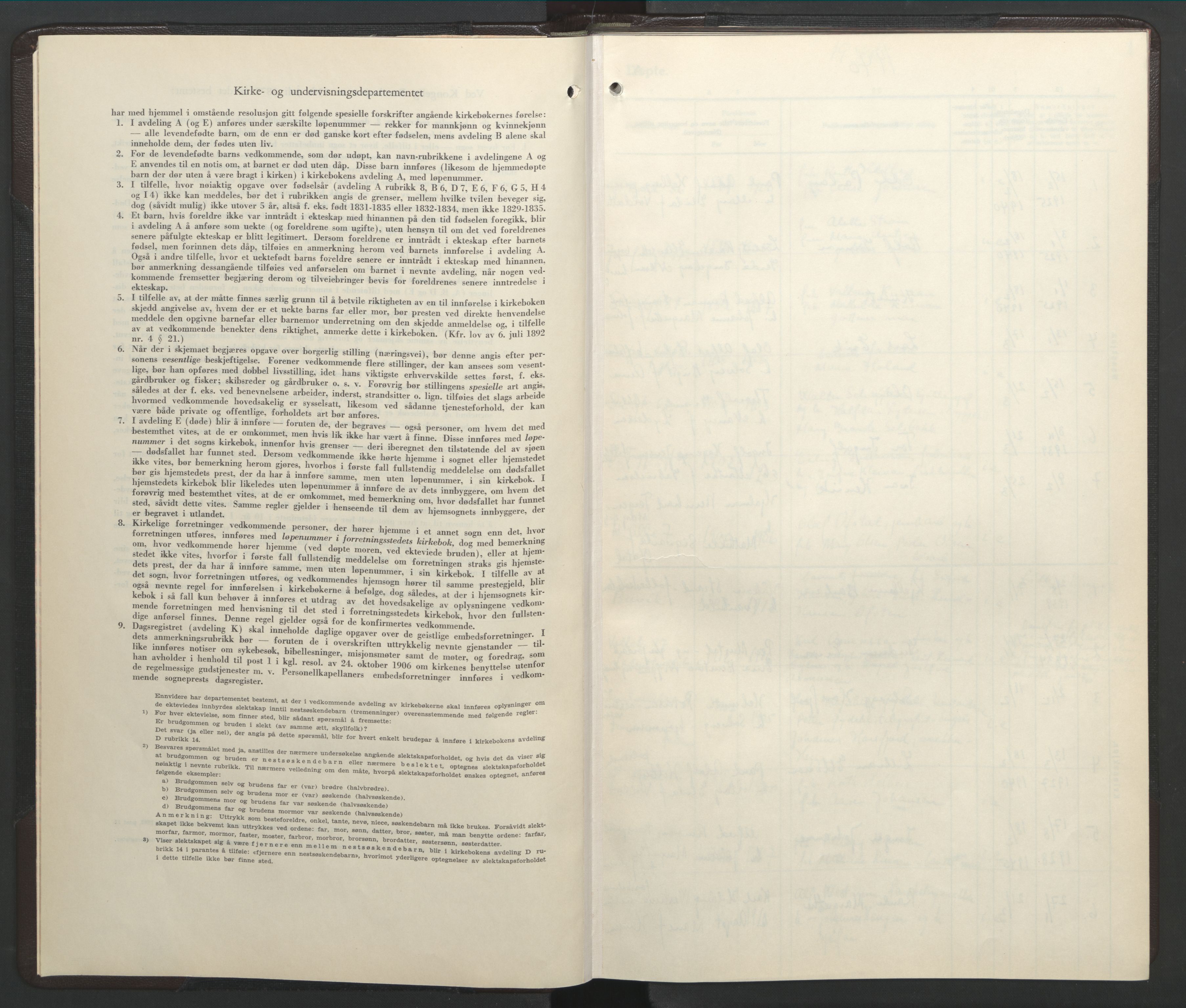 Ministerialprotokoller, klokkerbøker og fødselsregistre - Sør-Trøndelag, SAT/A-1456/602/L0153: Parish register (copy) no. 602C21, 1940-1949