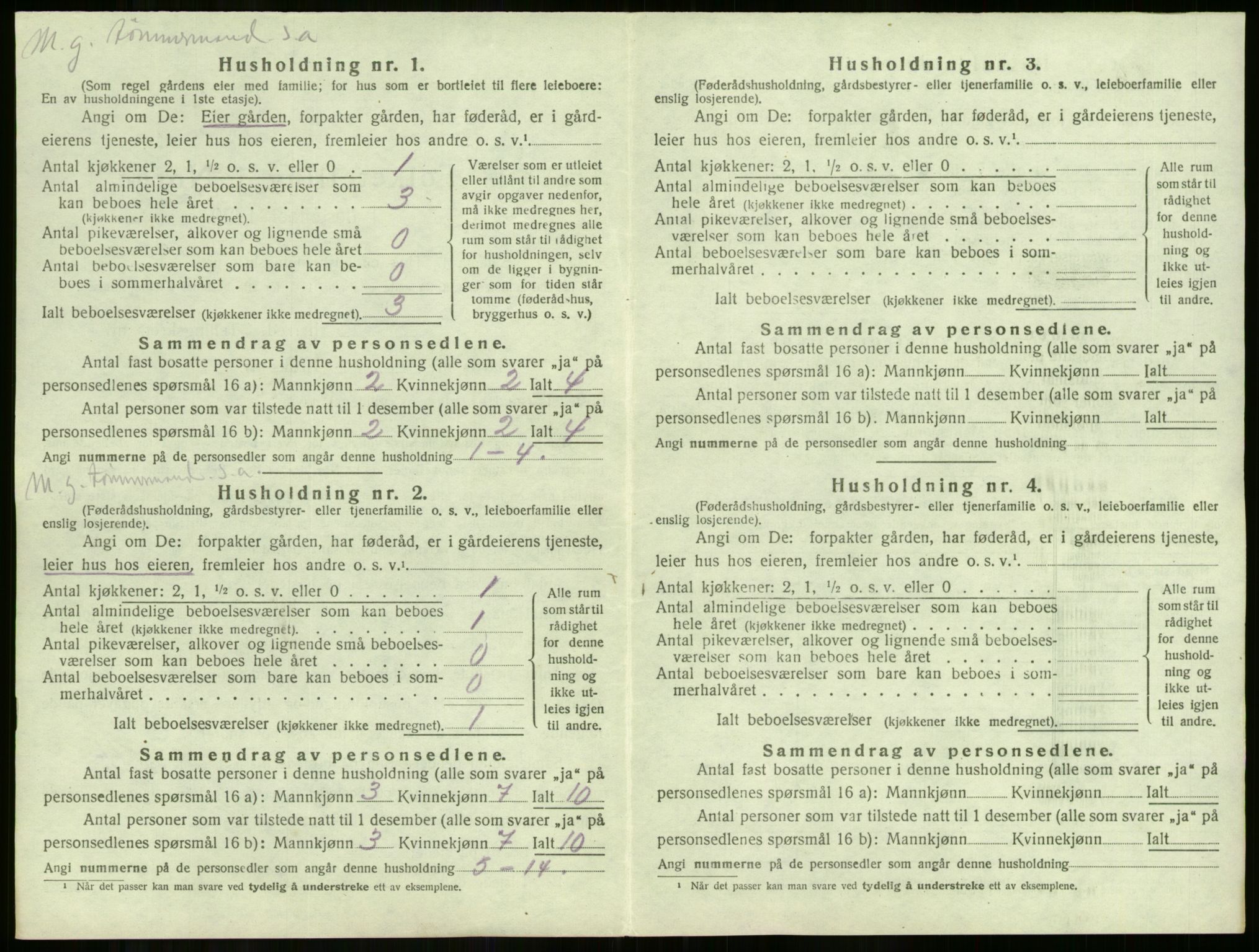 SAKO, 1920 census for Krødsherad, 1920, p. 37