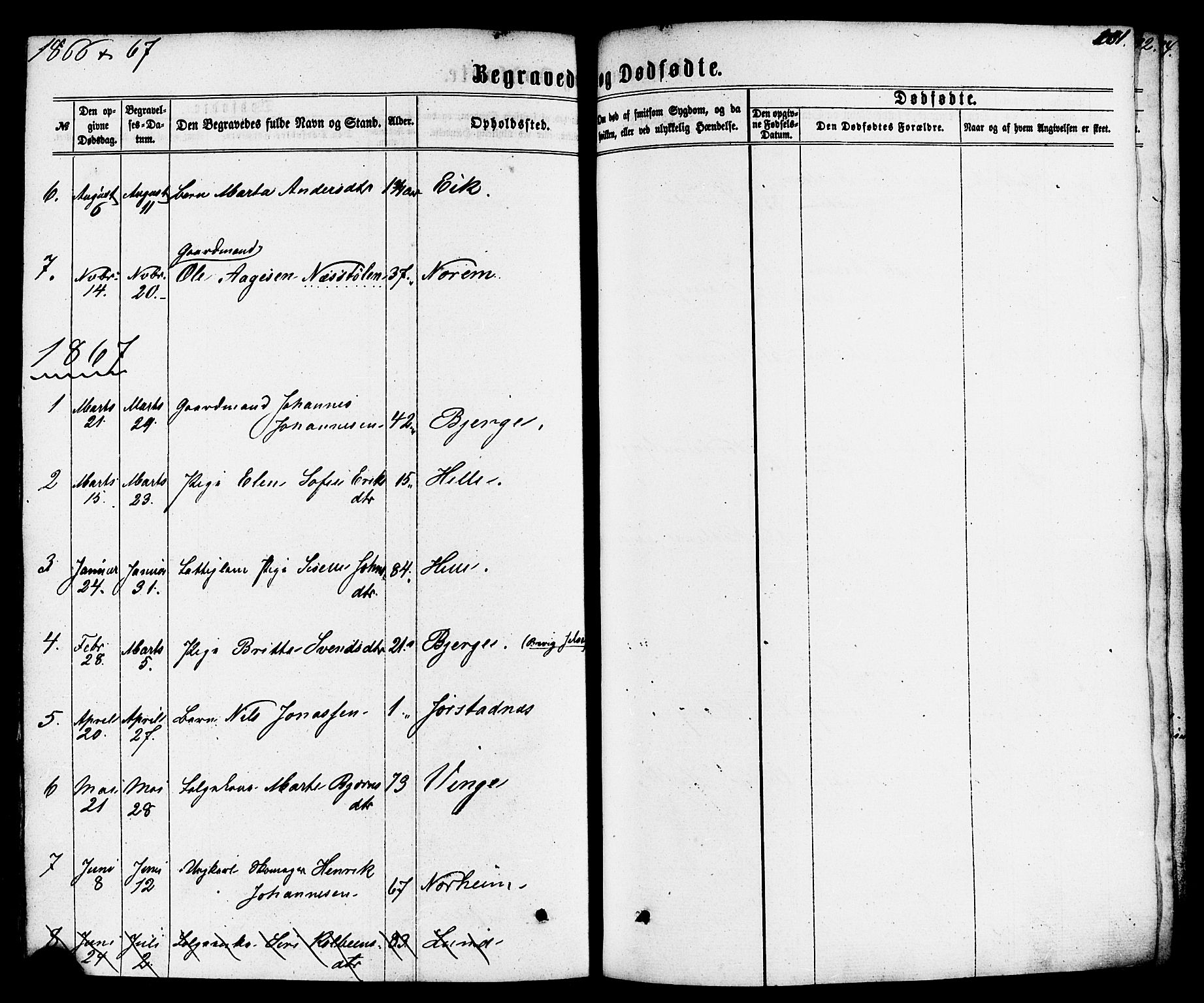Nedstrand sokneprestkontor, SAST/A-101841/01/IV: Parish register (official) no. A 10, 1861-1887, p. 181