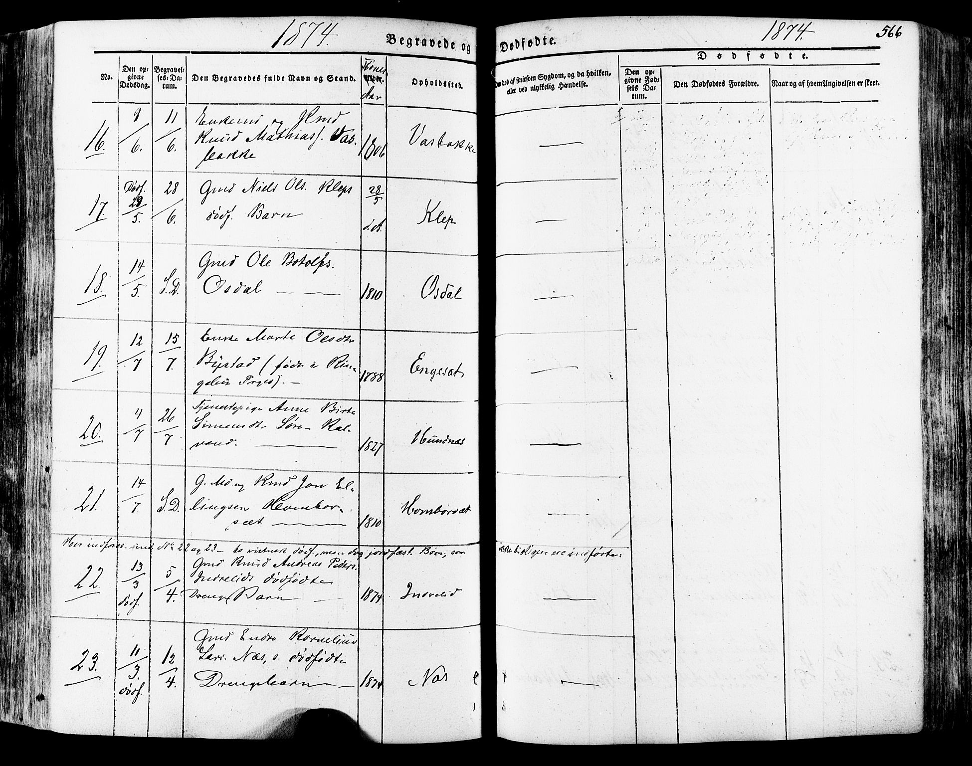 Ministerialprotokoller, klokkerbøker og fødselsregistre - Møre og Romsdal, AV/SAT-A-1454/511/L0140: Parish register (official) no. 511A07, 1851-1878, p. 566