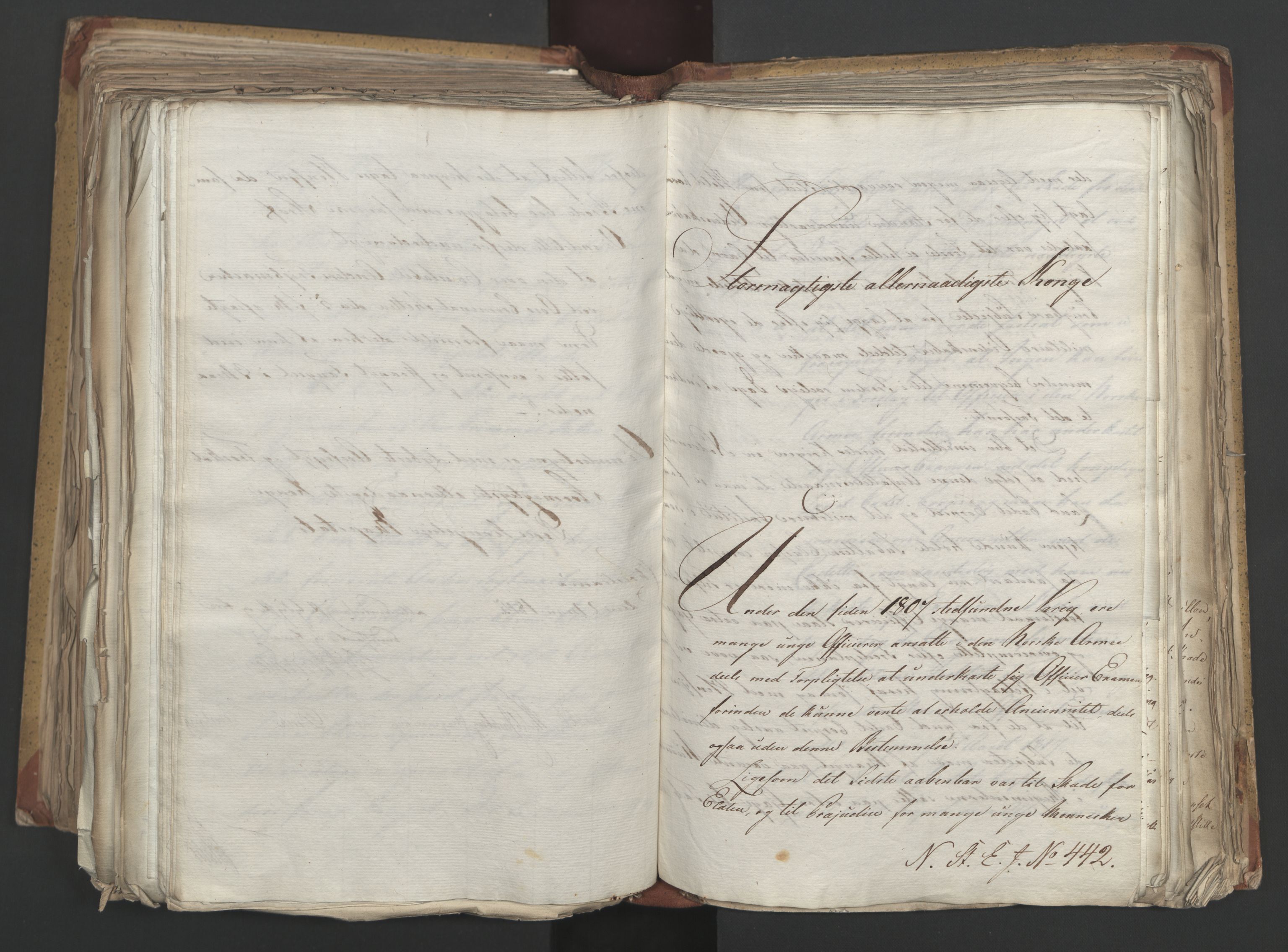 Statsrådsavdelingen i Stockholm, AV/RA-S-1003/D/Da/L0002: Regjeringsinnstillinger nr. 263-518, 1815, p. 388