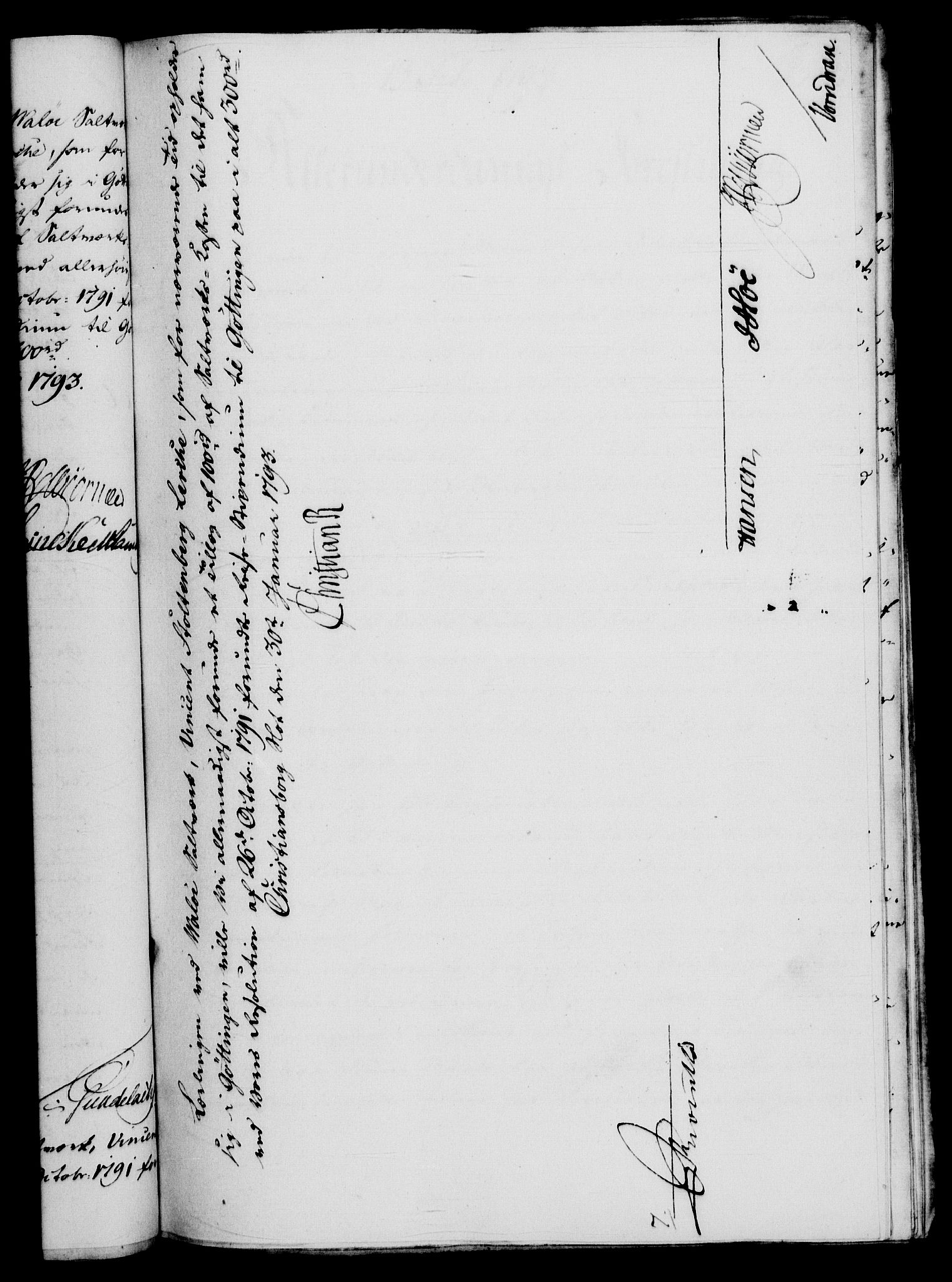 Rentekammeret, Renteskriverkontorene, AV/RA-EA-3115/M/Mf/Mfb/L0002: Relasjons- og resolusjonsprotokoll med register (merket RK 54.8), 1793-1795