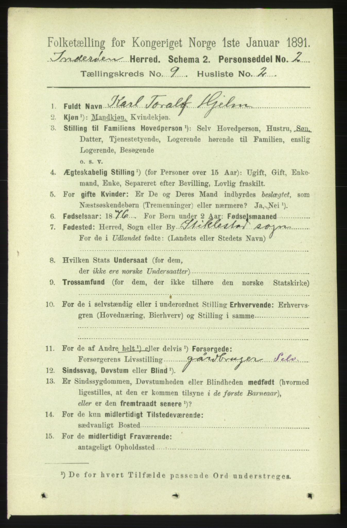 RA, 1891 census for 1729 Inderøy, 1891, p. 5179