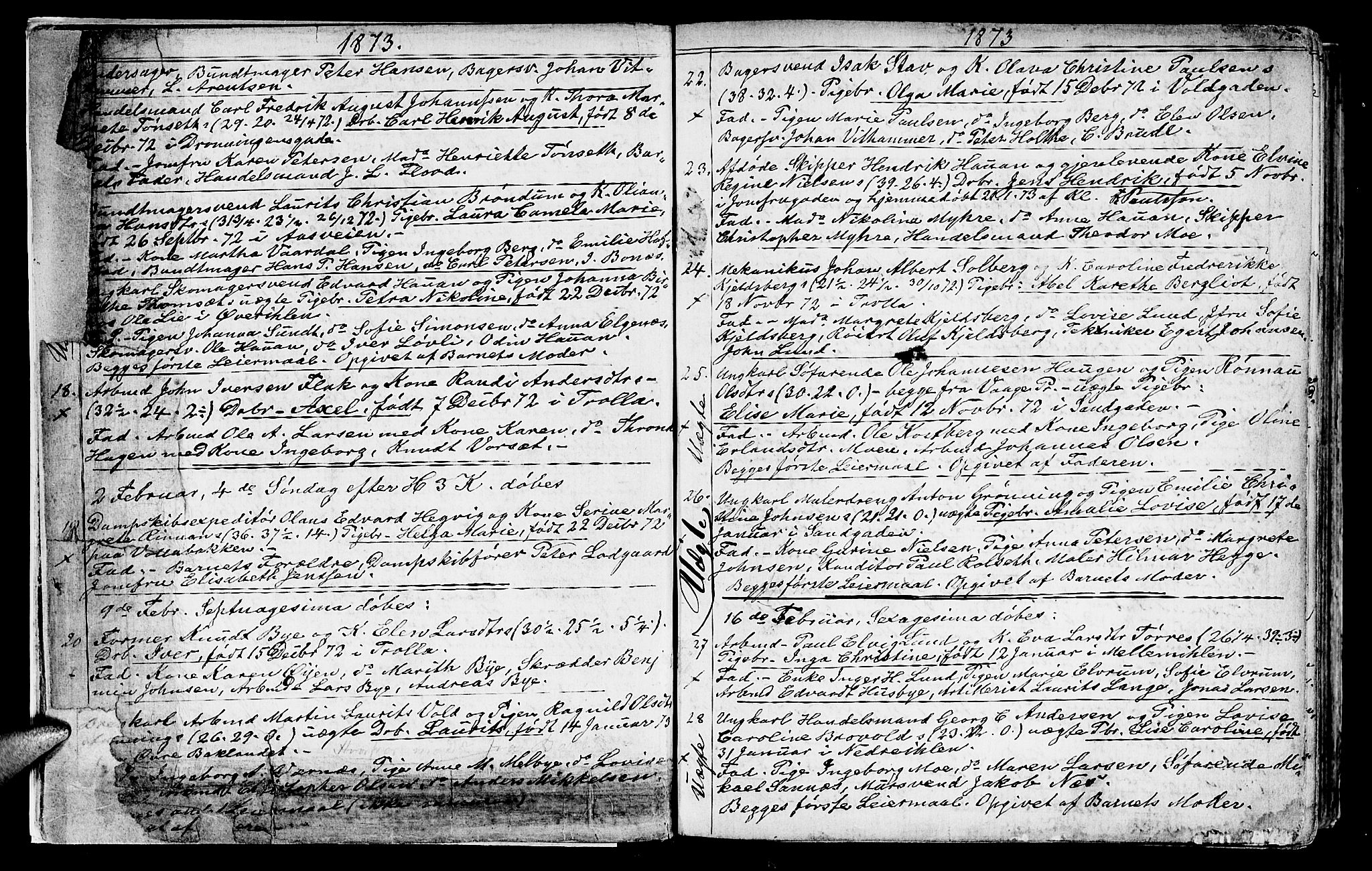 Ministerialprotokoller, klokkerbøker og fødselsregistre - Sør-Trøndelag, SAT/A-1456/602/L0142: Parish register (copy) no. 602C10, 1872-1894, p. 12