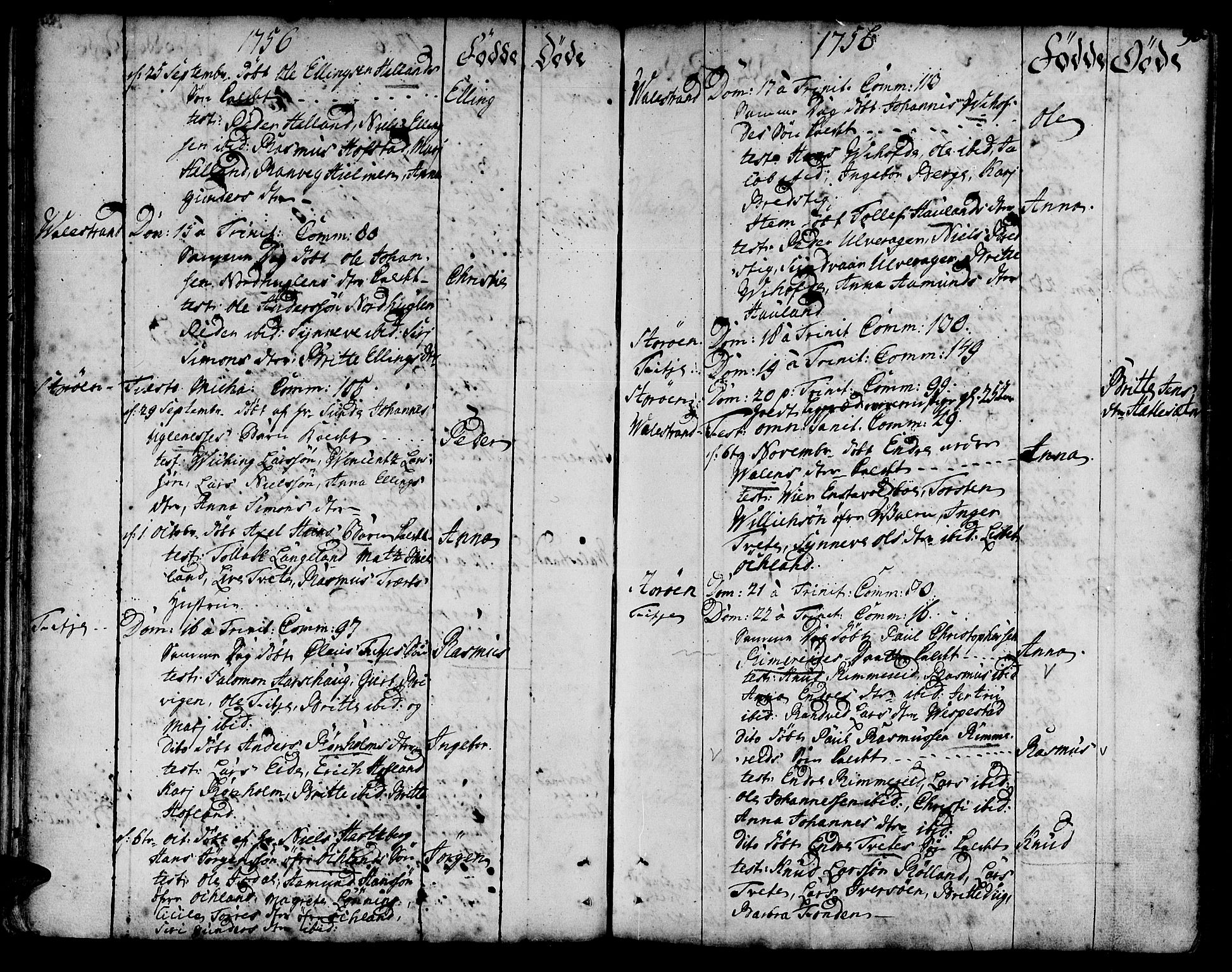 Stord sokneprestembete, AV/SAB-A-78201/H/Haa: Parish register (official) no. A 2, 1744-1777, p. 90