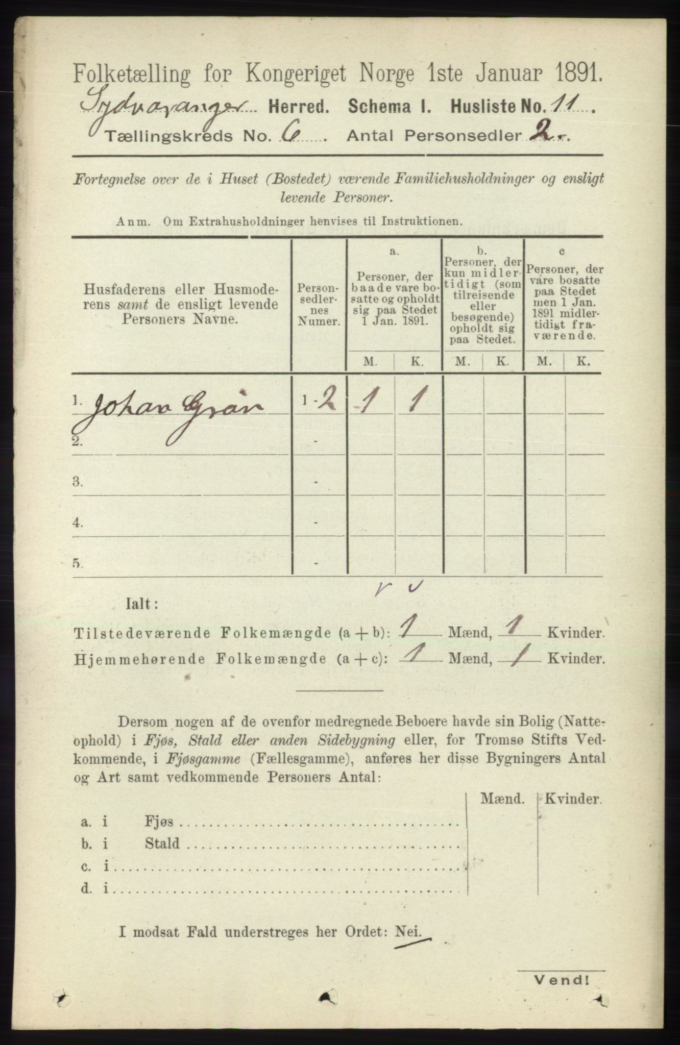 RA, 1891 census for 2030 Sør-Varanger, 1891, p. 1860