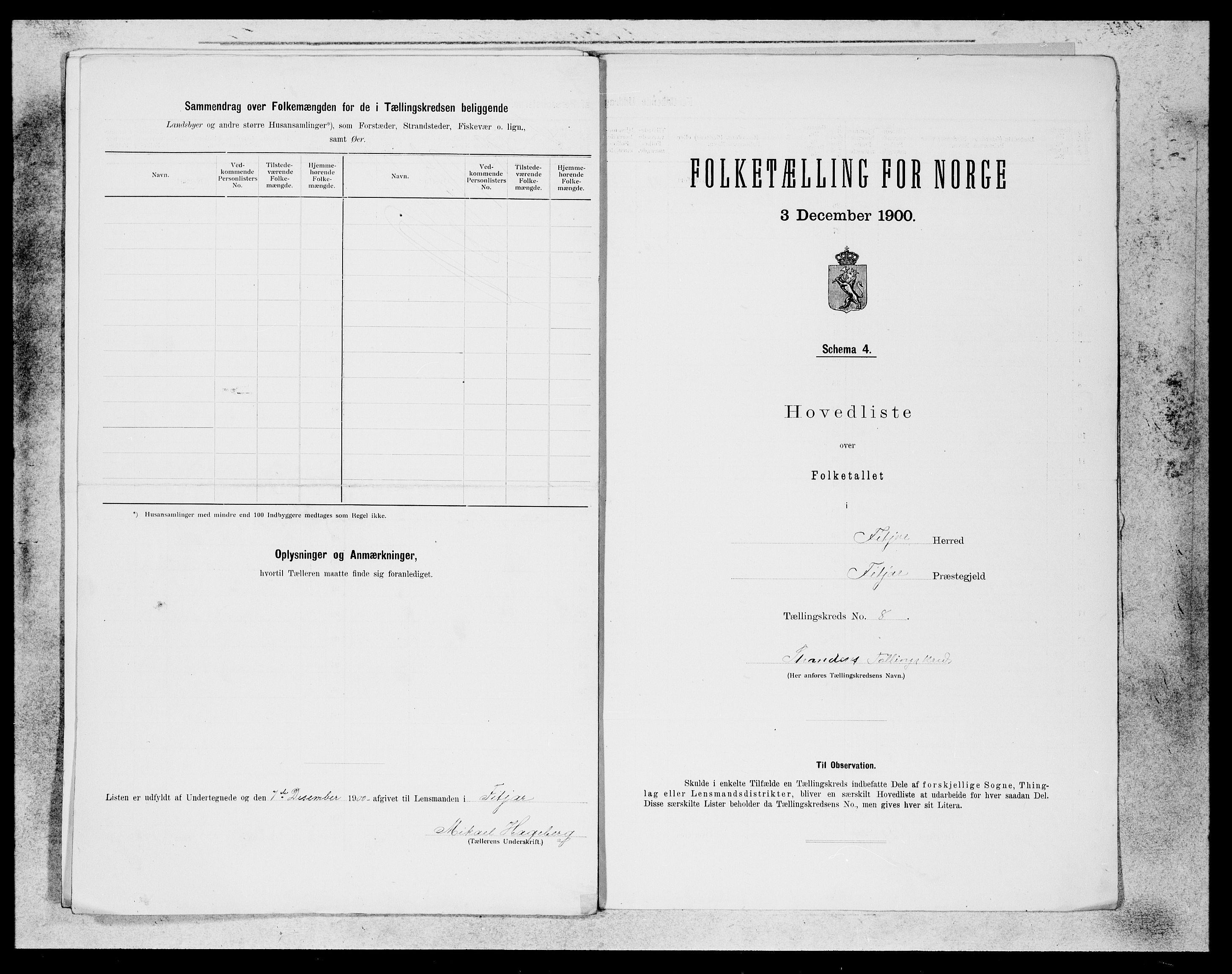 SAB, 1900 census for Fitjar, 1900, p. 15