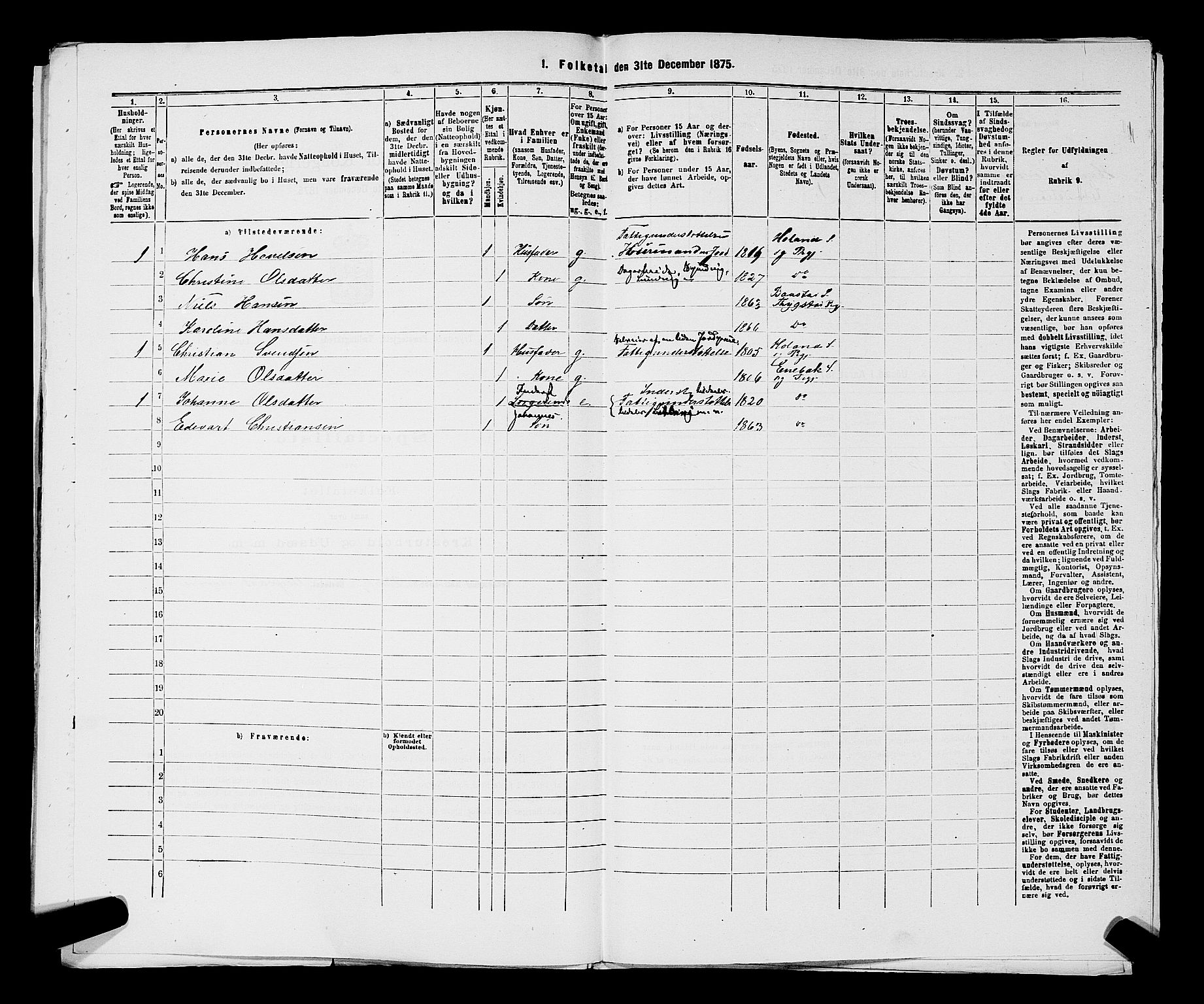 RA, 1875 census for 0122P Trøgstad, 1875, p. 1326