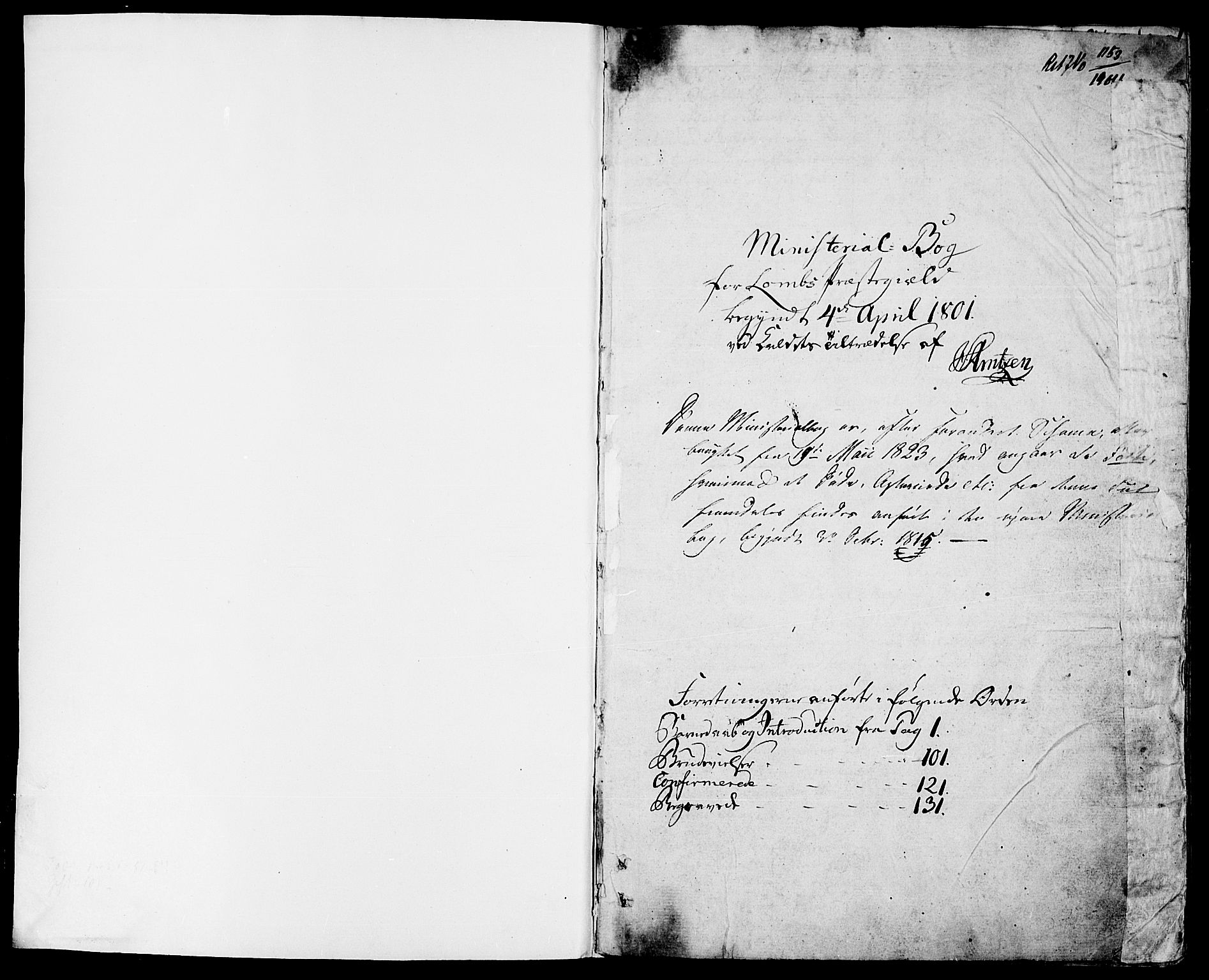 Lom prestekontor, SAH/PREST-070/K/L0003: Parish register (official) no. 3, 1801-1825
