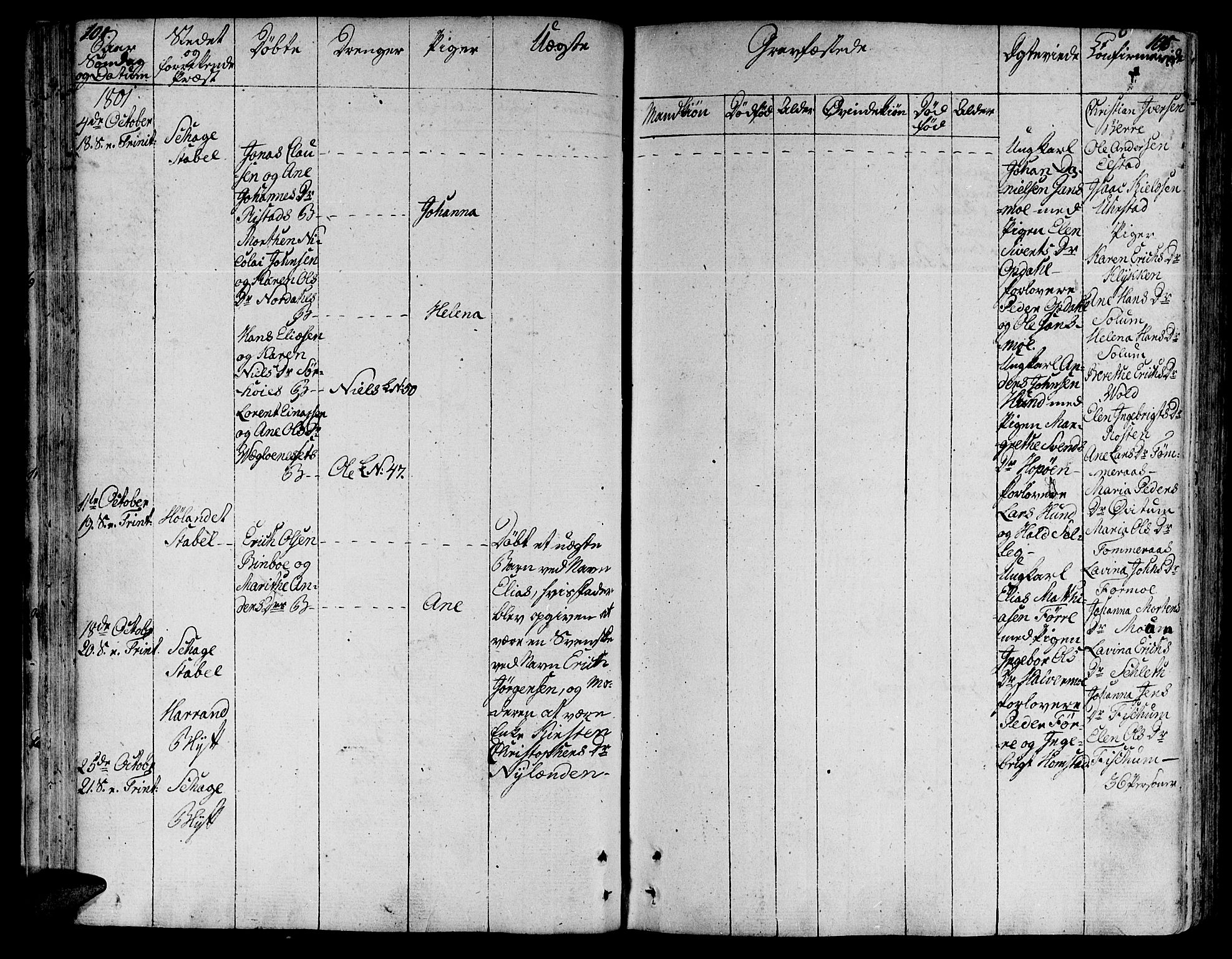 Ministerialprotokoller, klokkerbøker og fødselsregistre - Nord-Trøndelag, SAT/A-1458/764/L0545: Parish register (official) no. 764A05, 1799-1816, p. 104-105