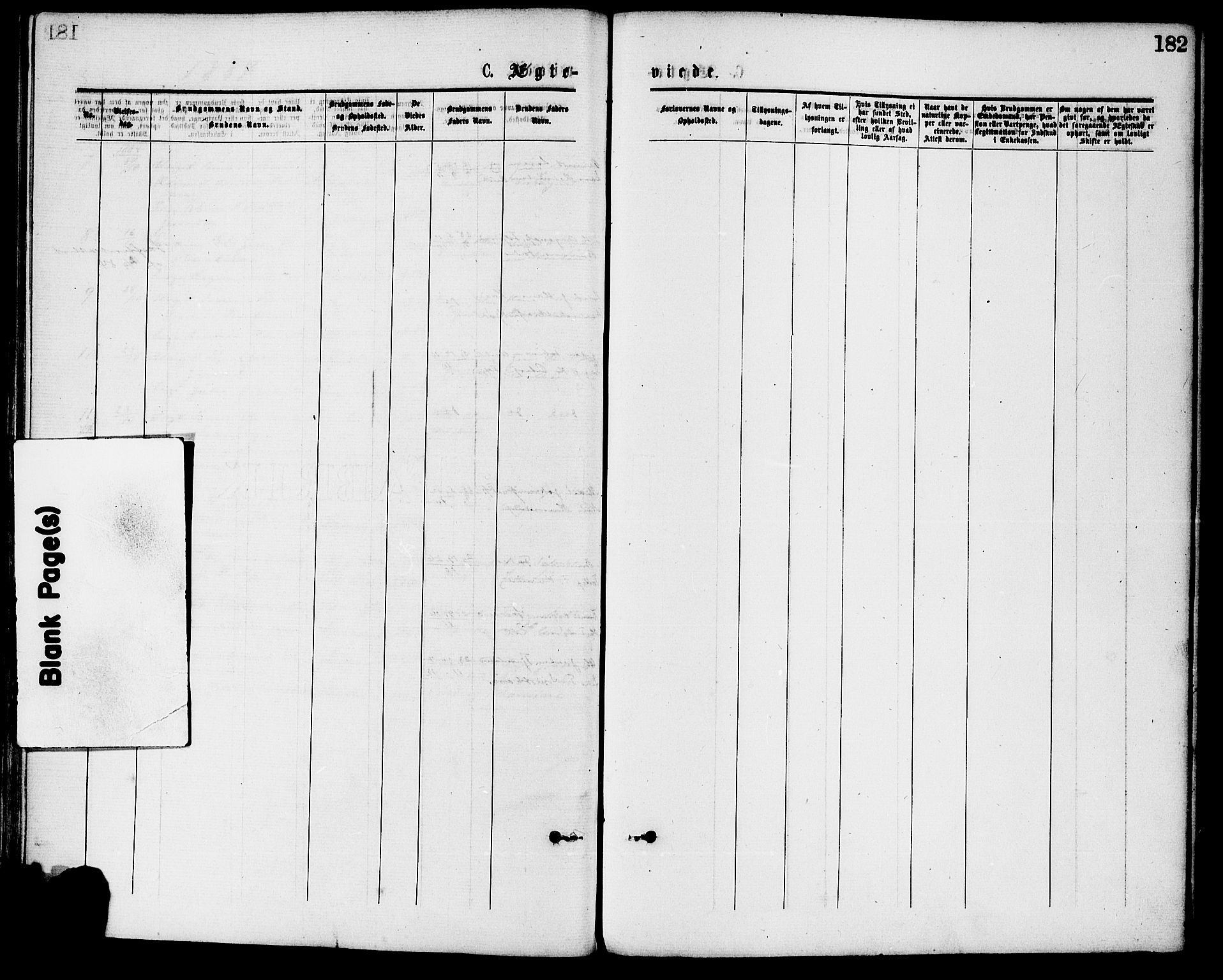 Flekkefjord sokneprestkontor, AV/SAK-1111-0012/F/Fa/Fac/L0007: Parish register (official) no. A 7, 1875-1885, p. 182