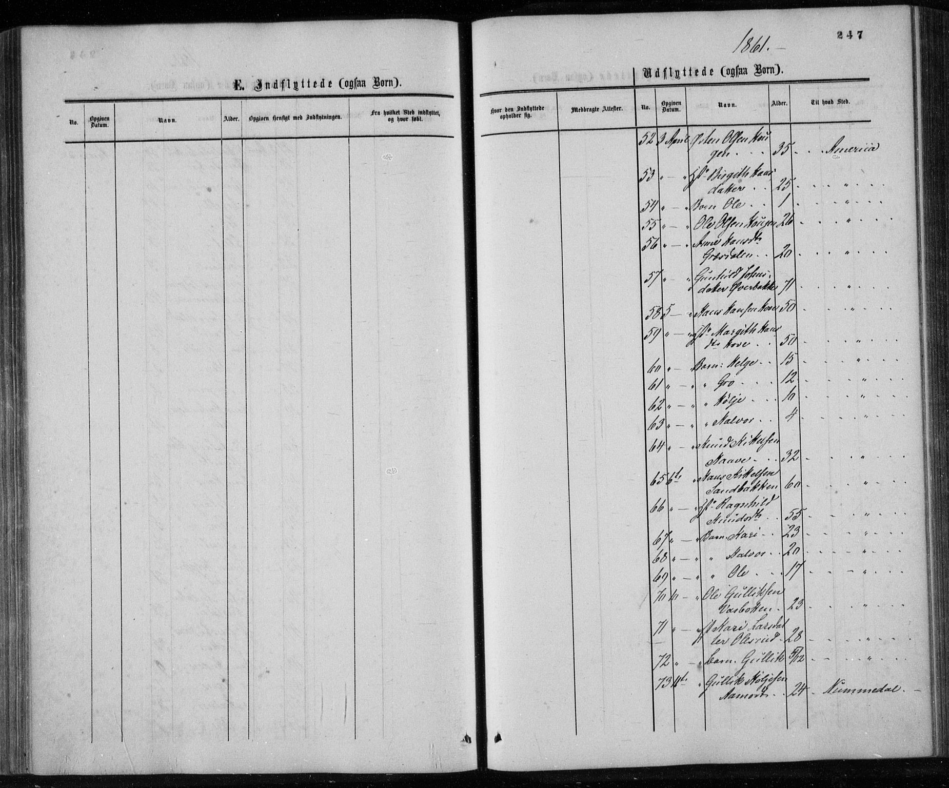 Gransherad kirkebøker, AV/SAKO-A-267/F/Fa/L0003: Parish register (official) no. I 3, 1859-1870, p. 247