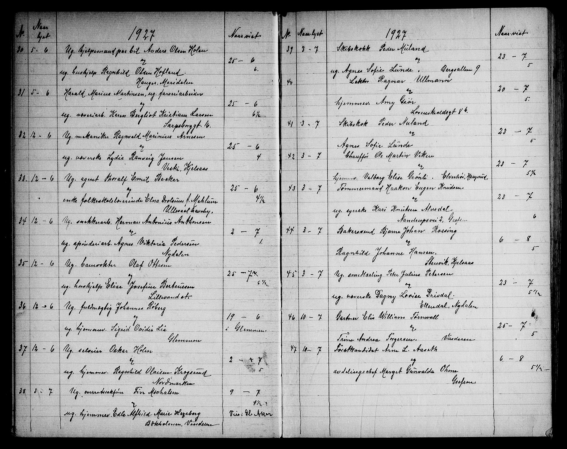 Vestre Aker prestekontor Kirkebøker, AV/SAO-A-10025/G/Ga/L0009: Parish register (copy) no. I 9, 1924-1950