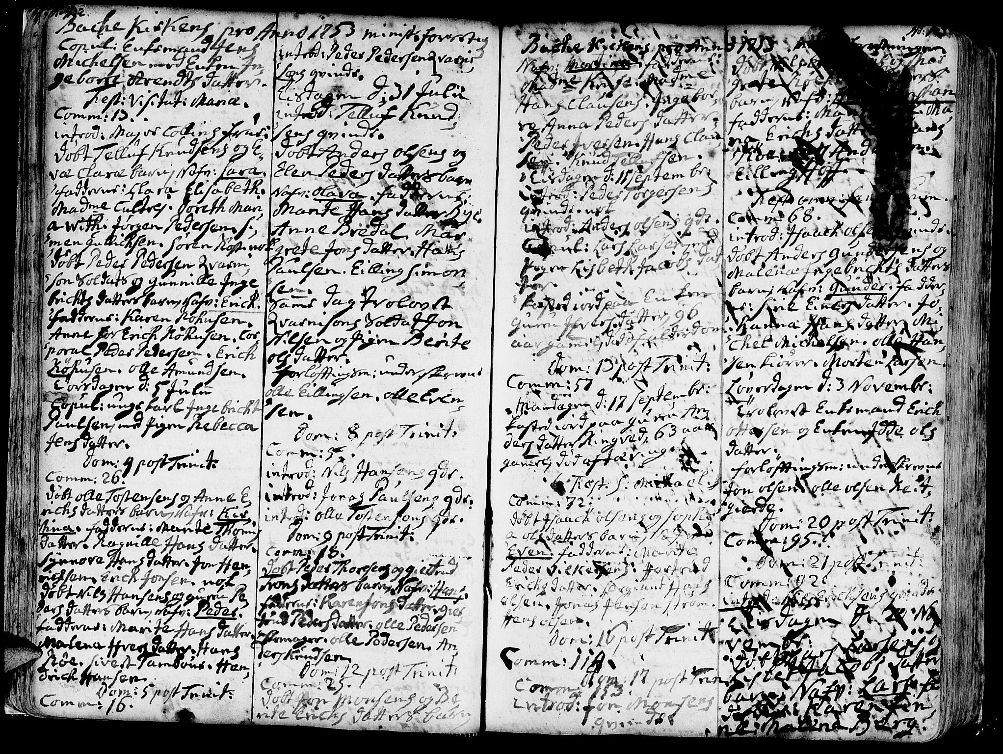 Ministerialprotokoller, klokkerbøker og fødselsregistre - Sør-Trøndelag, AV/SAT-A-1456/606/L0276: Parish register (official) no. 606A01 /2, 1727-1779, p. 102-103