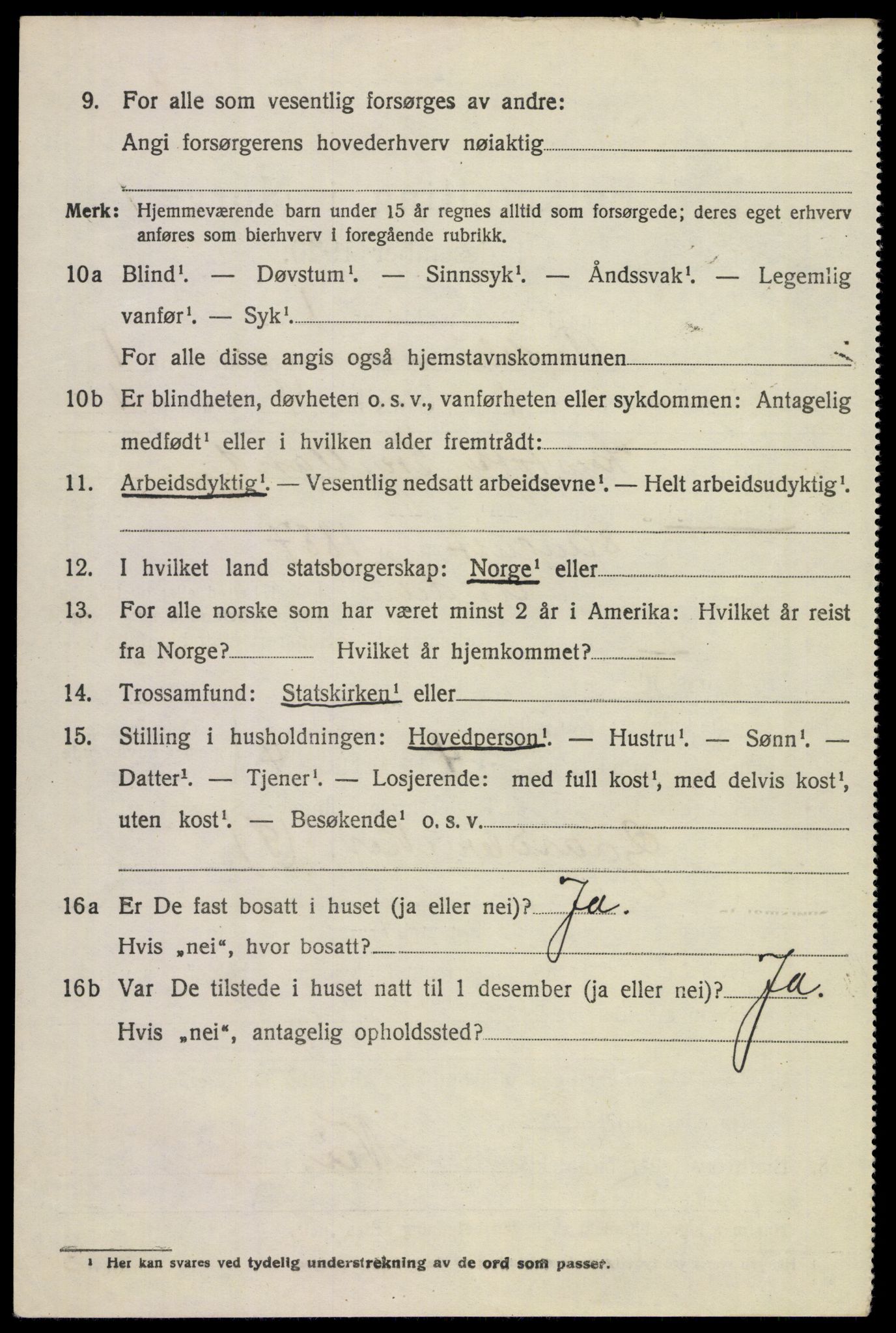 SAKO, 1920 census for Andebu, 1920, p. 1165