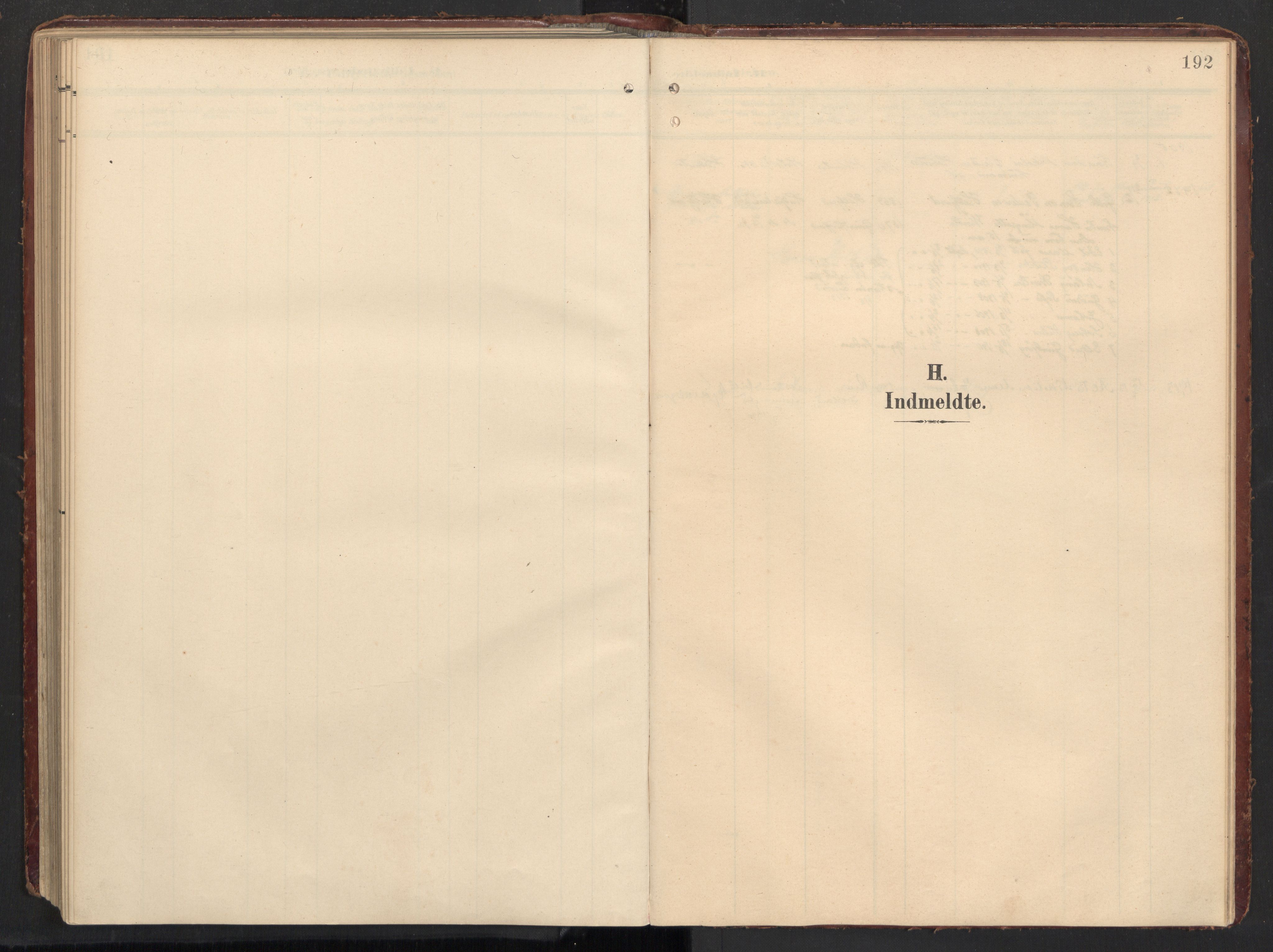 Ministerialprotokoller, klokkerbøker og fødselsregistre - Nordland, SAT/A-1459/890/L1287: Parish register (official) no. 890A02, 1903-1915, p. 192