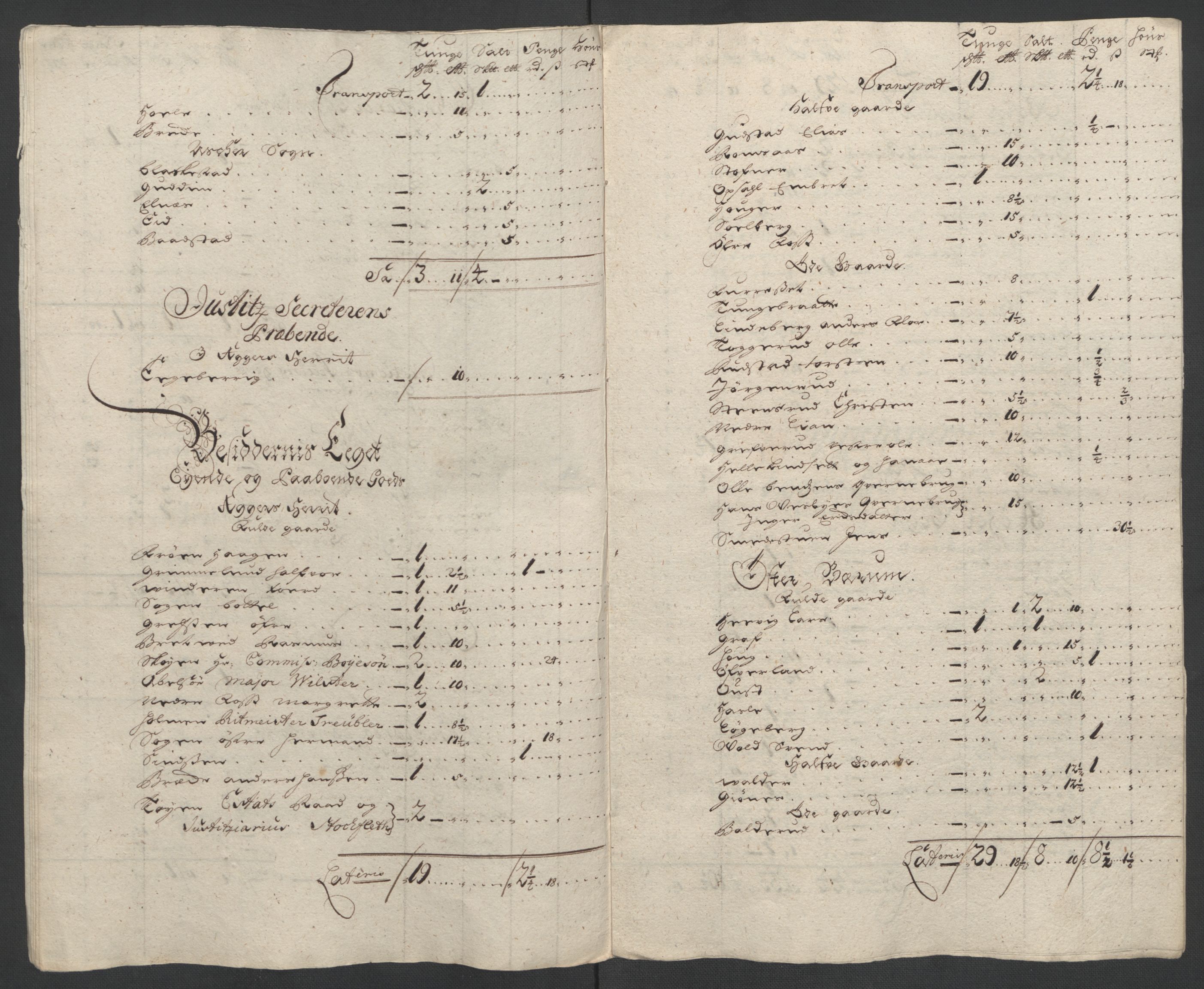 Rentekammeret inntil 1814, Reviderte regnskaper, Fogderegnskap, AV/RA-EA-4092/R10/L0443: Fogderegnskap Aker og Follo, 1700, p. 53