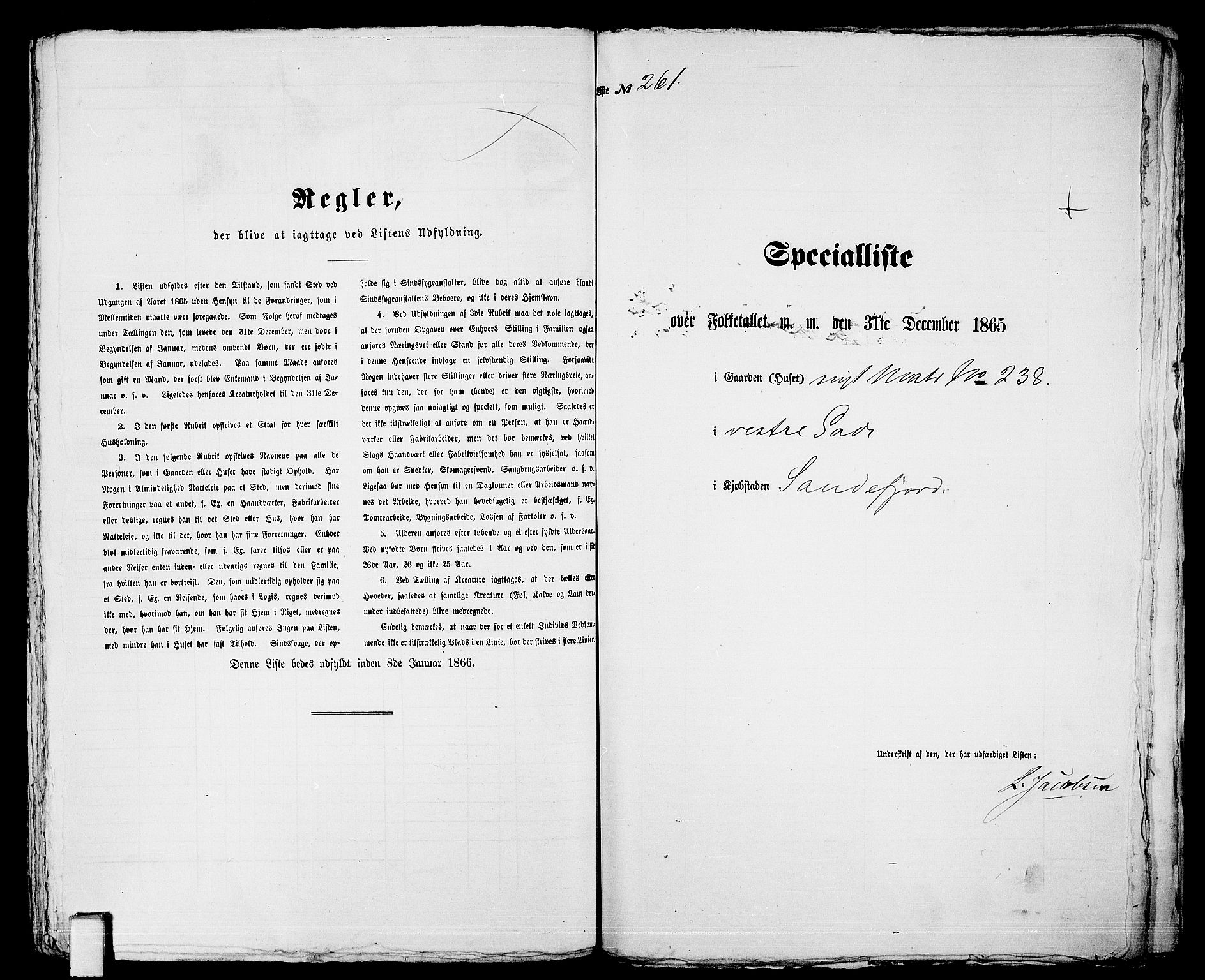 RA, 1865 census for Sandeherred/Sandefjord, 1865, p. 531