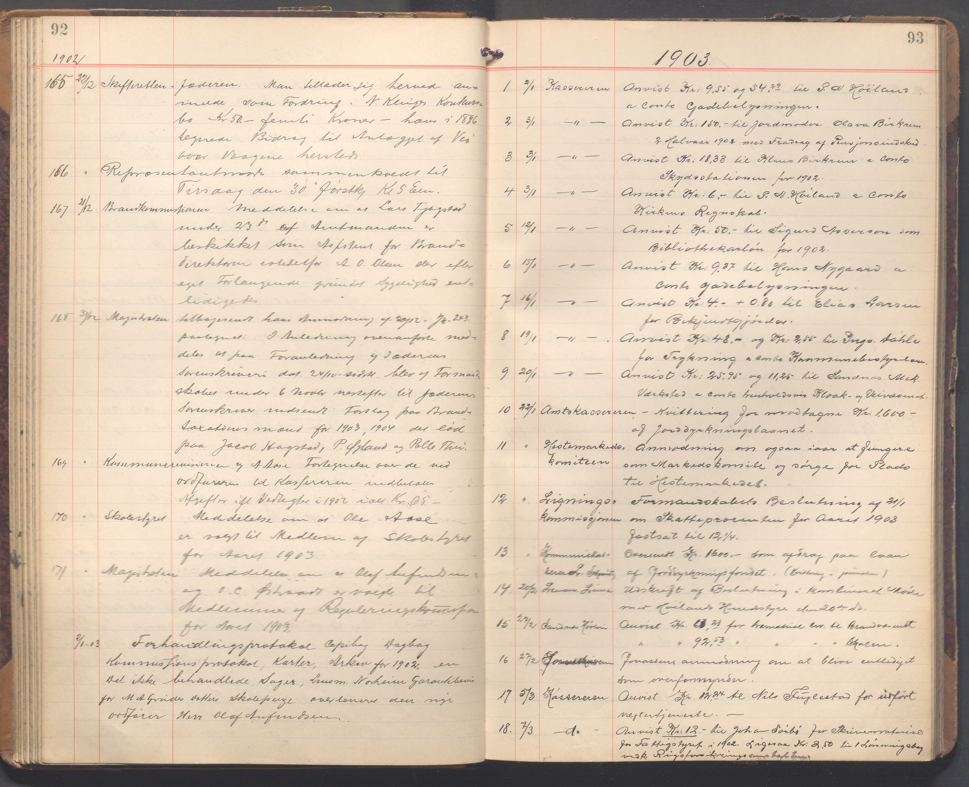 Sandnes kommune - Formannskapet og Bystyret, IKAR/K-100188/B/L0002: Kopibok, 1897-1918, p. 92-93