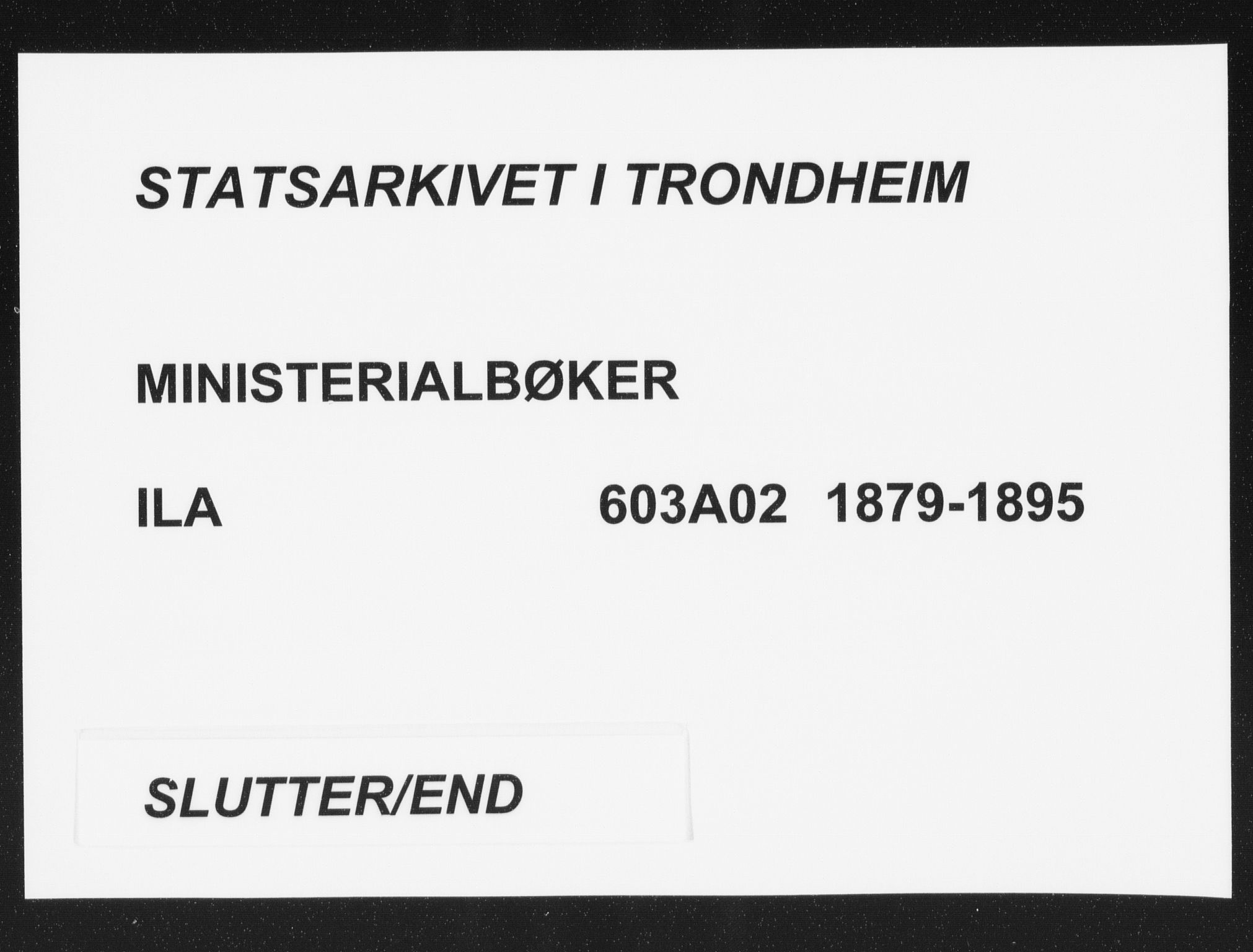 Ministerialprotokoller, klokkerbøker og fødselsregistre - Sør-Trøndelag, SAT/A-1456/603/L0163: Parish register (official) no. 603A02, 1879-1895
