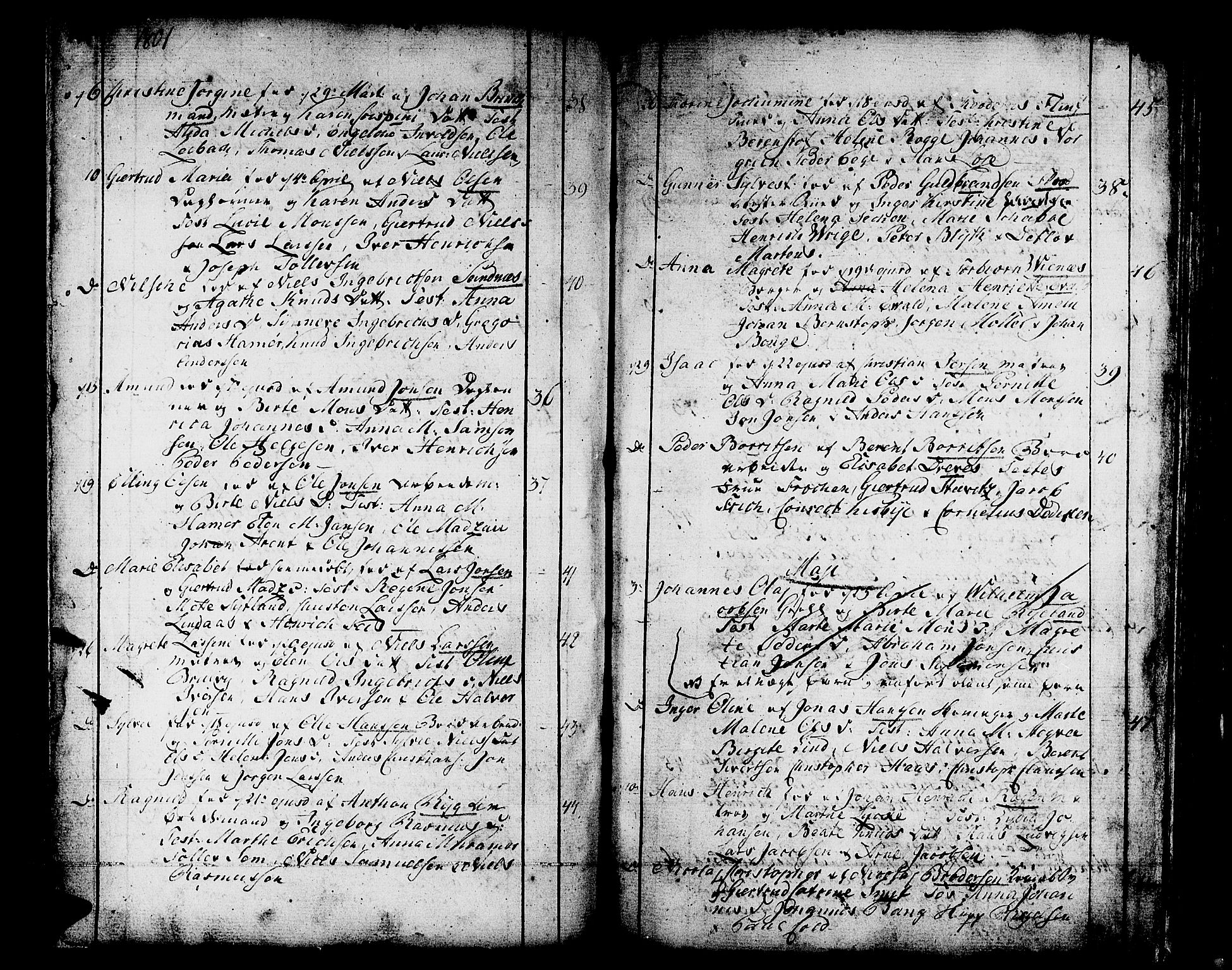 Domkirken sokneprestembete, SAB/A-74801/H/Haa/L0004: Parish register (official) no. A 4, 1763-1820, p. 252-253