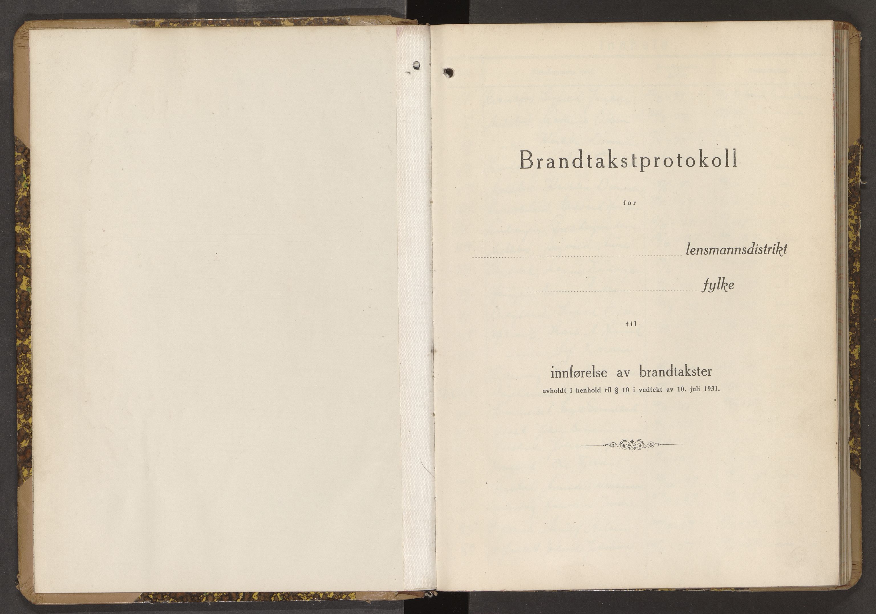 Norges Brannkasse Lødingen og Tjeldsund, AV/SAT-A-5583/Fb/L0011: Branntakstprotokoll, 1937-1939