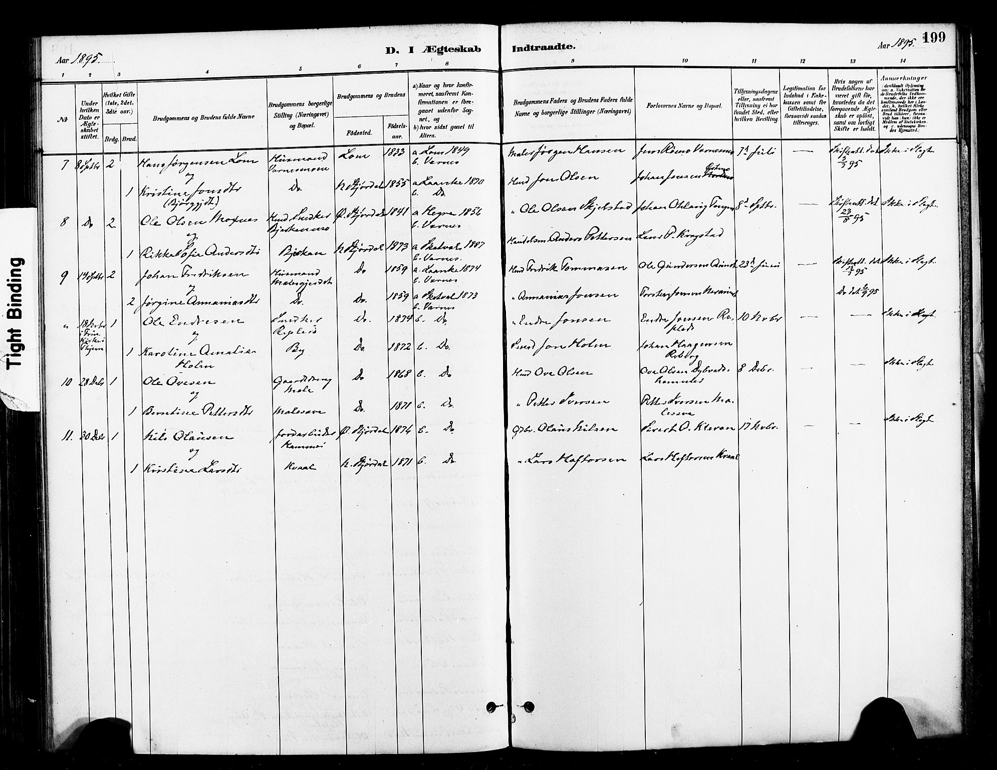 Ministerialprotokoller, klokkerbøker og fødselsregistre - Nord-Trøndelag, AV/SAT-A-1458/709/L0077: Parish register (official) no. 709A17, 1880-1895, p. 199