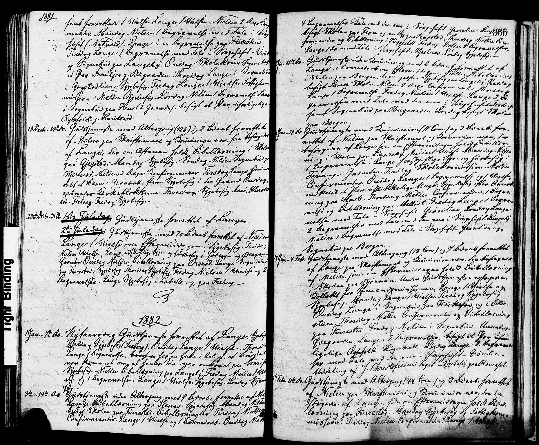Sandar kirkebøker, AV/SAKO-A-243/F/Fa/L0011: Parish register (official) no. 11, 1872-1882, p. 365