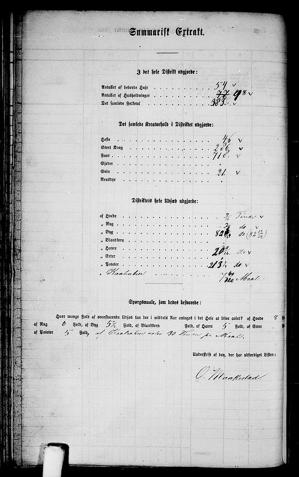 RA, 1865 census for Kinsarvik, 1865, p. 111