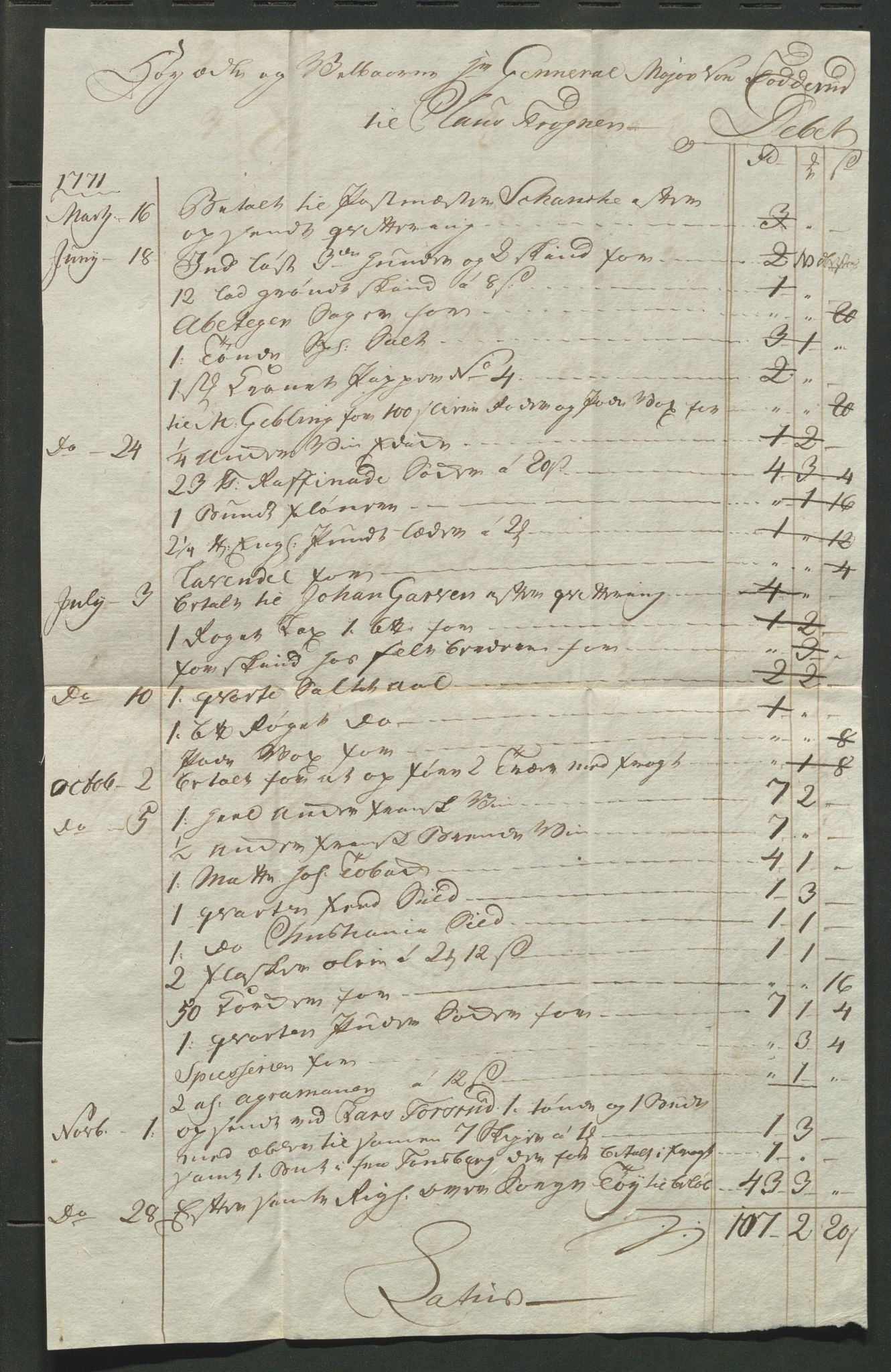 Åker i Vang, Hedmark, og familien Todderud, AV/SAH-ARK-010/E/Ea/L0001: Korrespondanse ordnet kronologisk, 1721-1772, p. 372