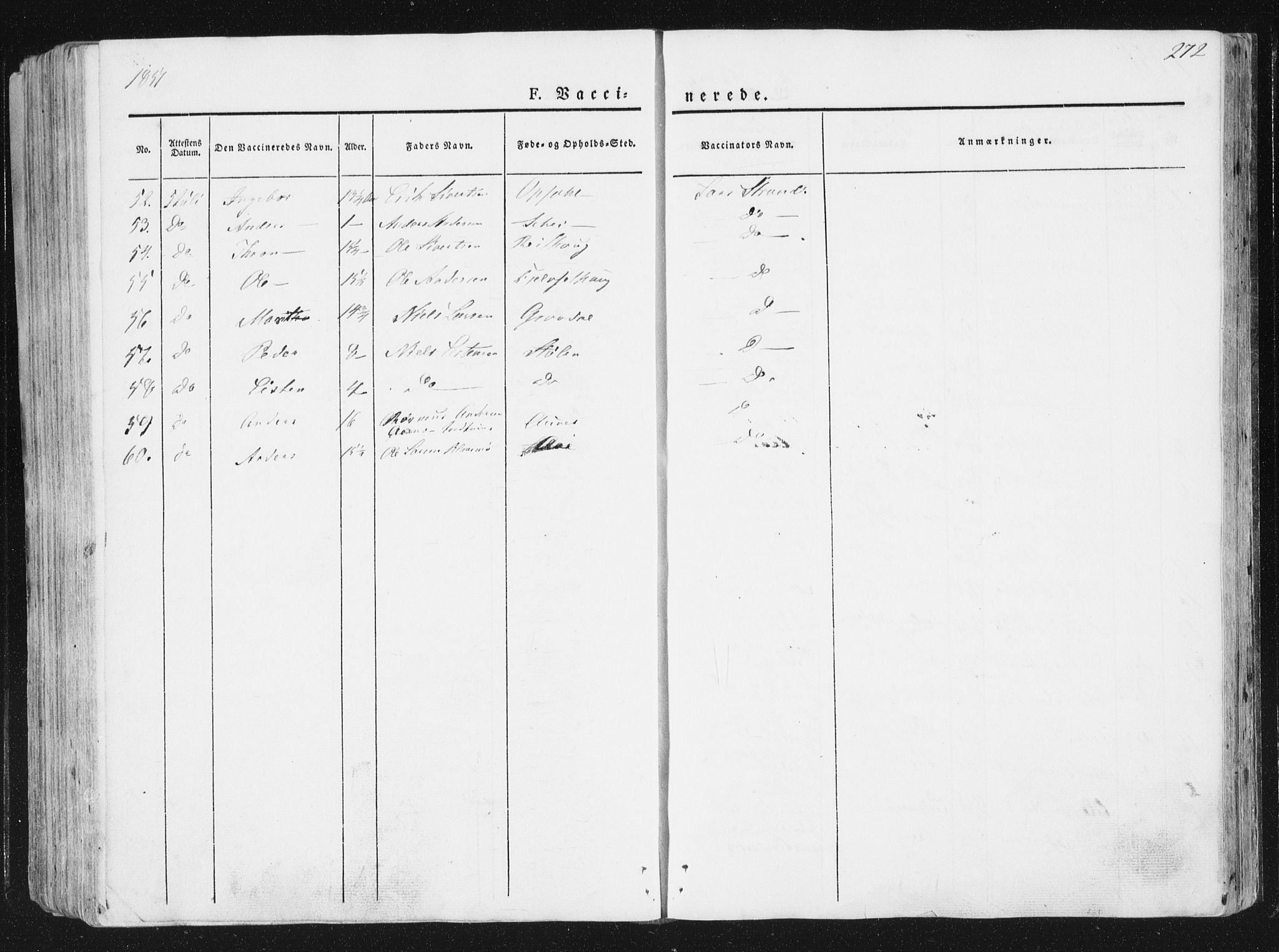 Ministerialprotokoller, klokkerbøker og fødselsregistre - Sør-Trøndelag, SAT/A-1456/630/L0493: Parish register (official) no. 630A06, 1841-1851, p. 272