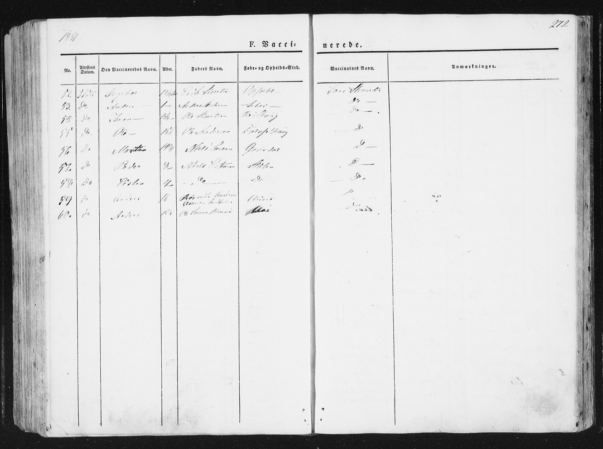 Ministerialprotokoller, klokkerbøker og fødselsregistre - Sør-Trøndelag, AV/SAT-A-1456/630/L0493: Parish register (official) no. 630A06, 1841-1851, p. 272