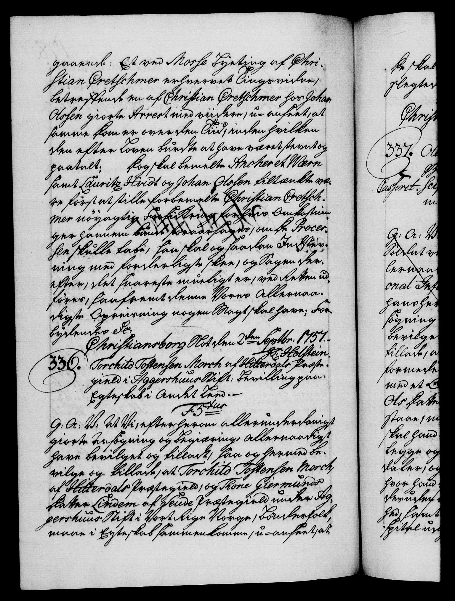 Danske Kanselli 1572-1799, AV/RA-EA-3023/F/Fc/Fca/Fcaa/L0040: Norske registre, 1757-1759, p. 178b