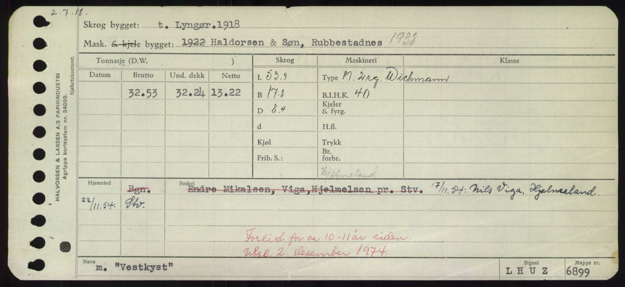 Sjøfartsdirektoratet med forløpere, Skipsmålingen, AV/RA-S-1627/H/Hd/L0040: Fartøy, U-Ve, p. 745