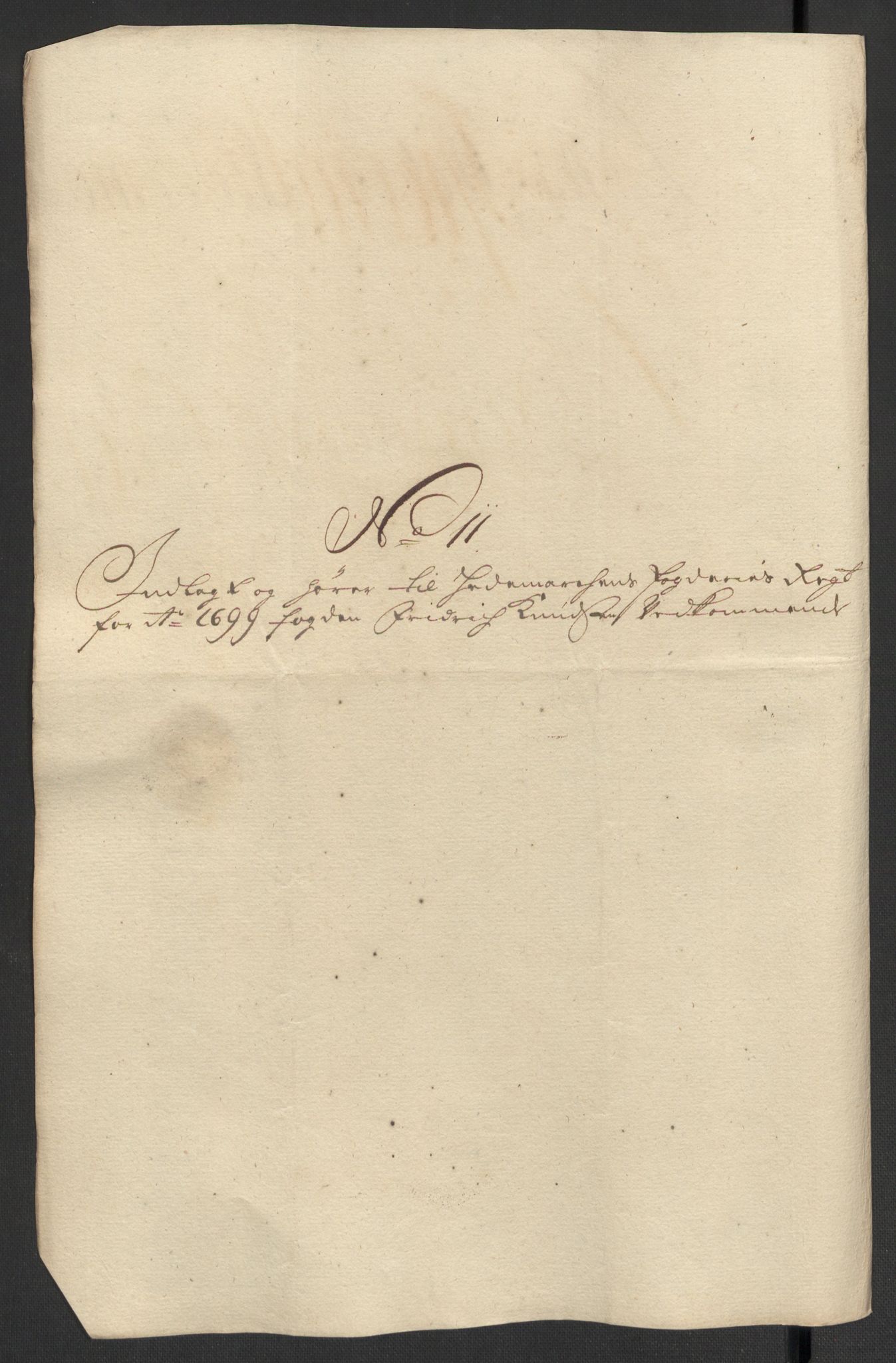 Rentekammeret inntil 1814, Reviderte regnskaper, Fogderegnskap, AV/RA-EA-4092/R16/L1038: Fogderegnskap Hedmark, 1699, p. 138