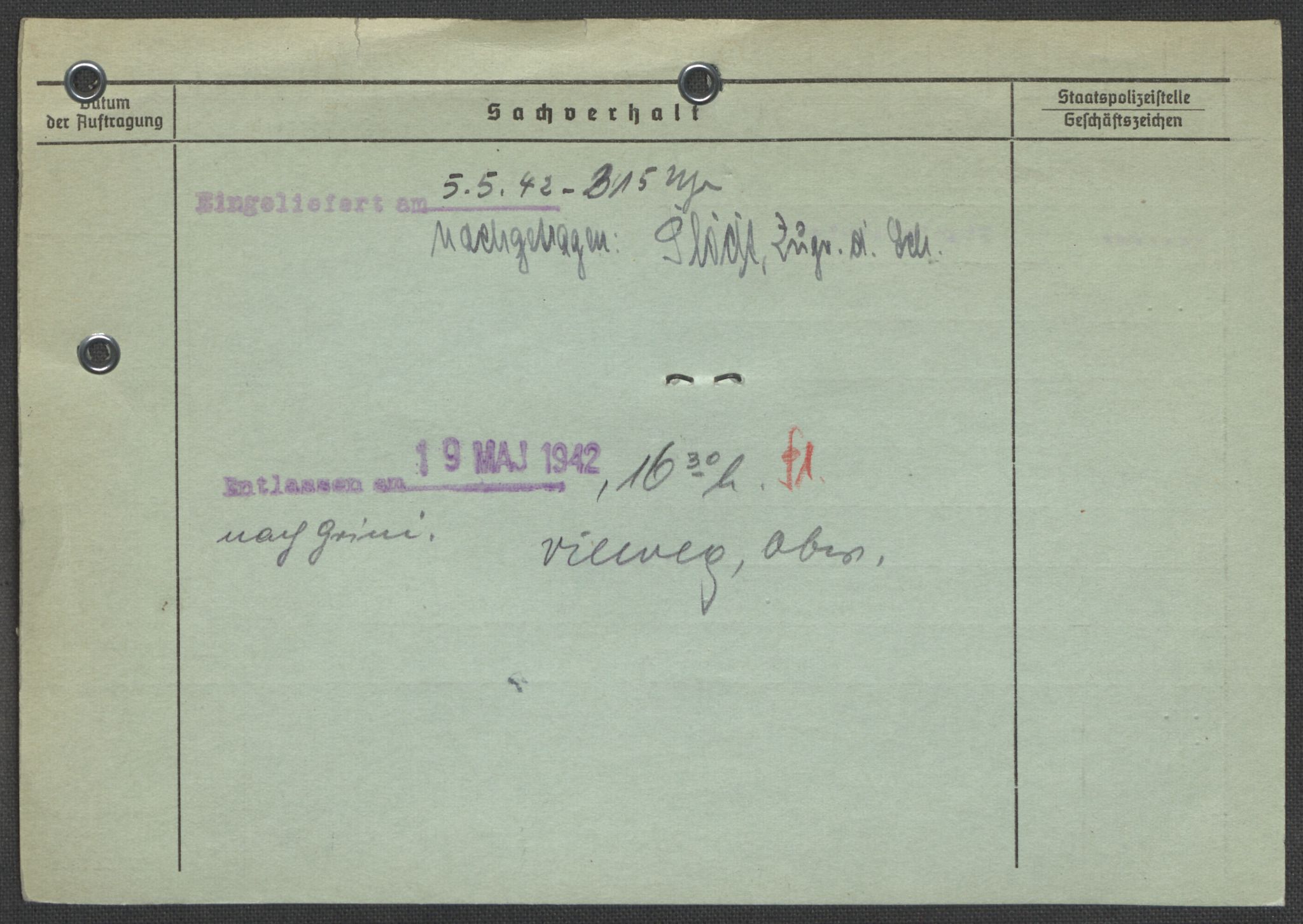 Befehlshaber der Sicherheitspolizei und des SD, AV/RA-RAFA-5969/E/Ea/Eaa/L0009: Register over norske fanger i Møllergata 19: Ru-Sy, 1940-1945, p. 229