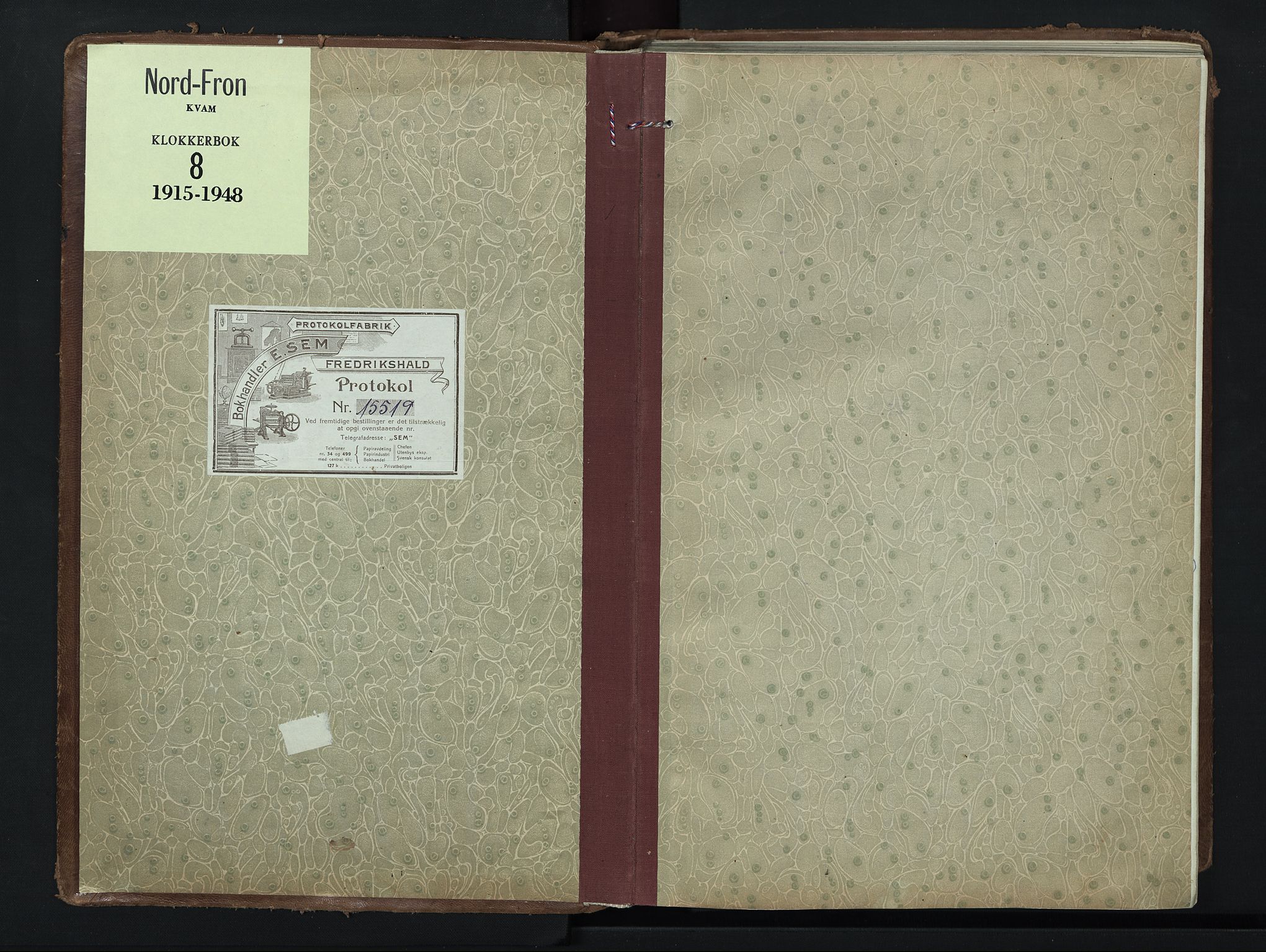 Nord-Fron prestekontor, SAH/PREST-080/H/Ha/Hab/L0008: Parish register (copy) no. 8, 1915-1948