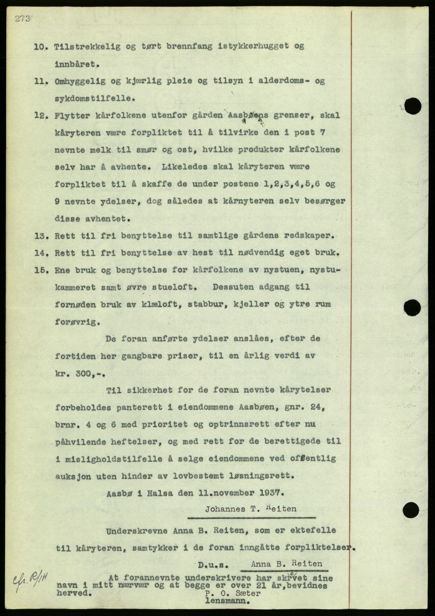 Nordmøre sorenskriveri, AV/SAT-A-4132/1/2/2Ca/L0092: Mortgage book no. B82, 1937-1938, Diary no: : 2773/1937