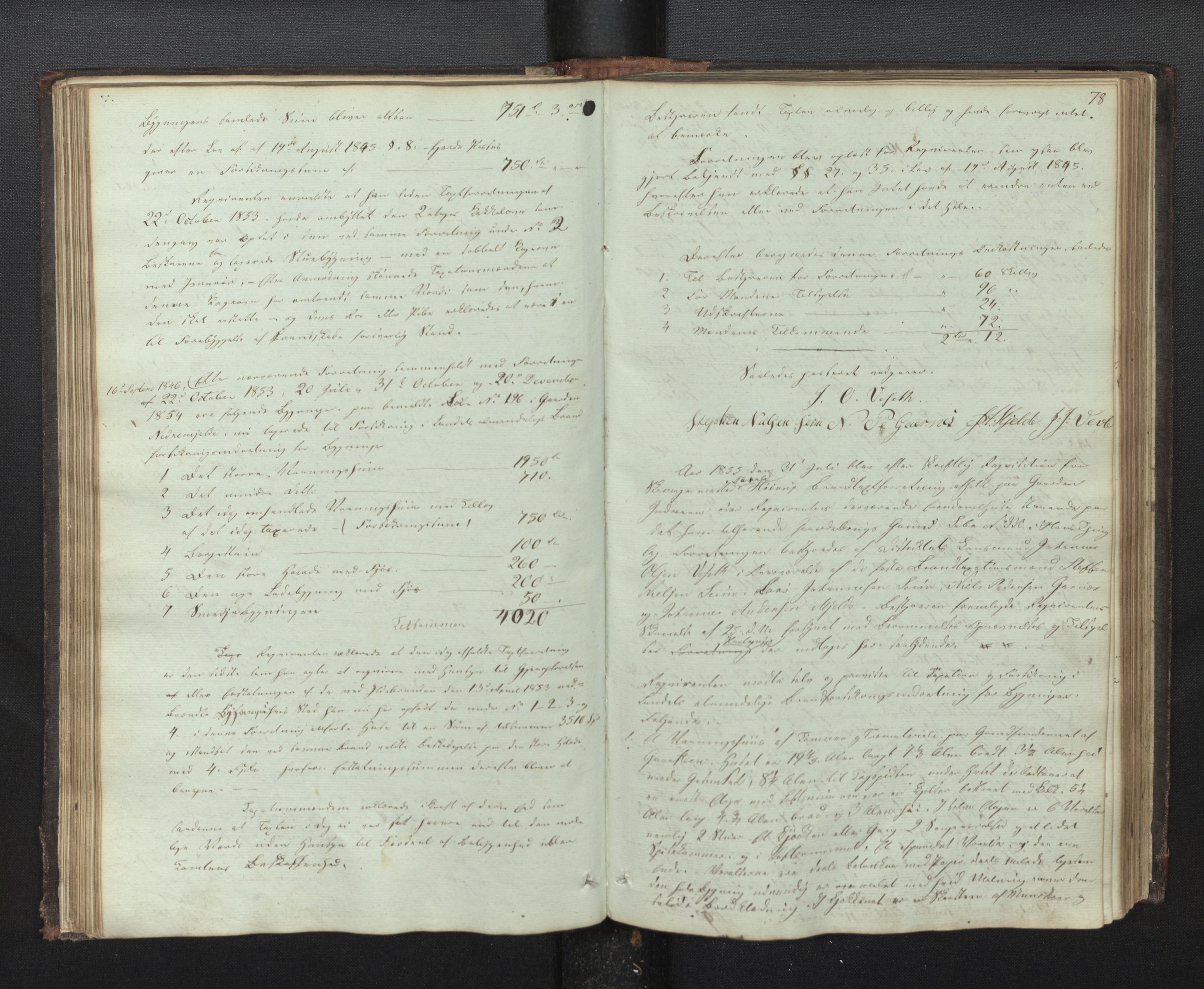Lensmannen i Haus, AV/SAB-A-32701/0012/L0001: Branntakstprotokoll, 1846-1867, p. 77b-78a