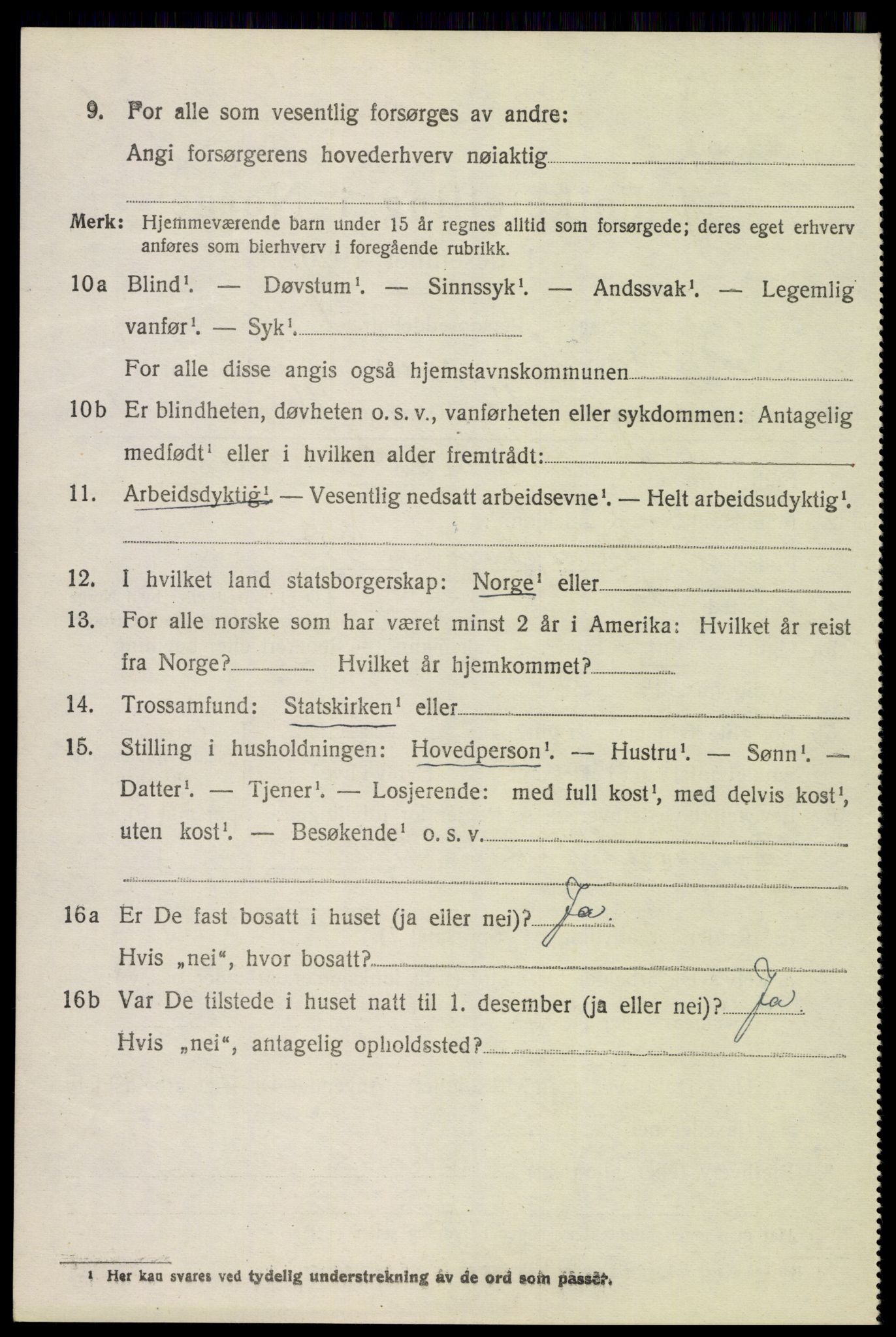 SAH, 1920 census for Nord-Fron, 1920, p. 4179