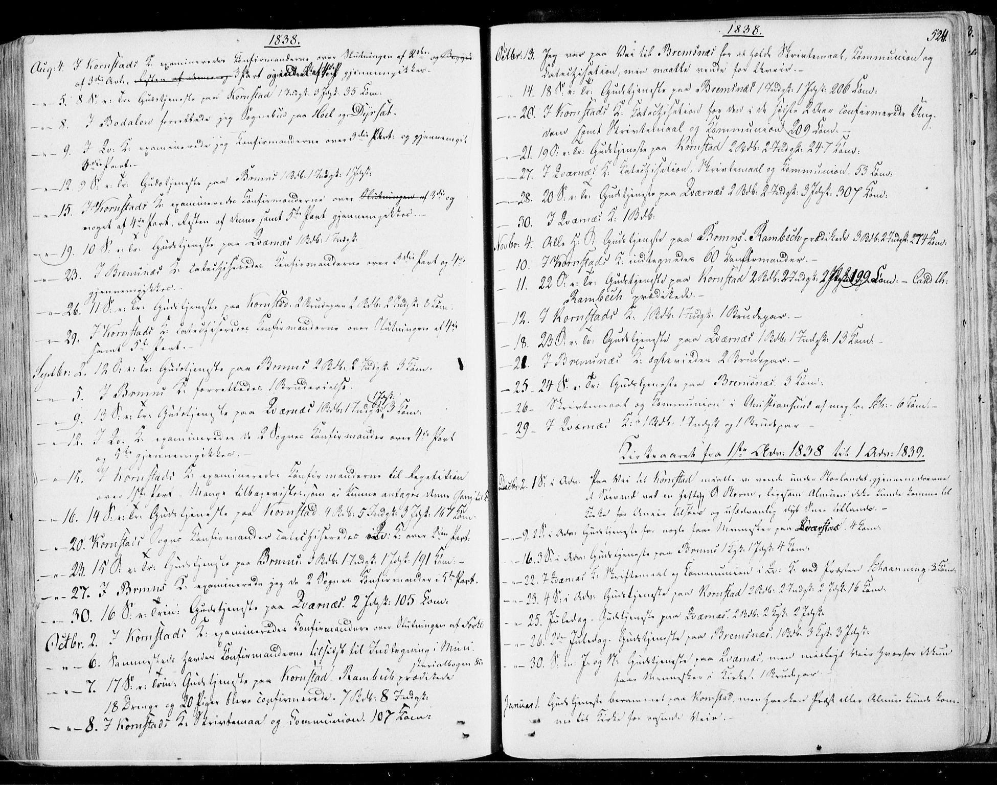Ministerialprotokoller, klokkerbøker og fødselsregistre - Møre og Romsdal, AV/SAT-A-1454/568/L0803: Parish register (official) no. 568A10, 1830-1853, p. 524