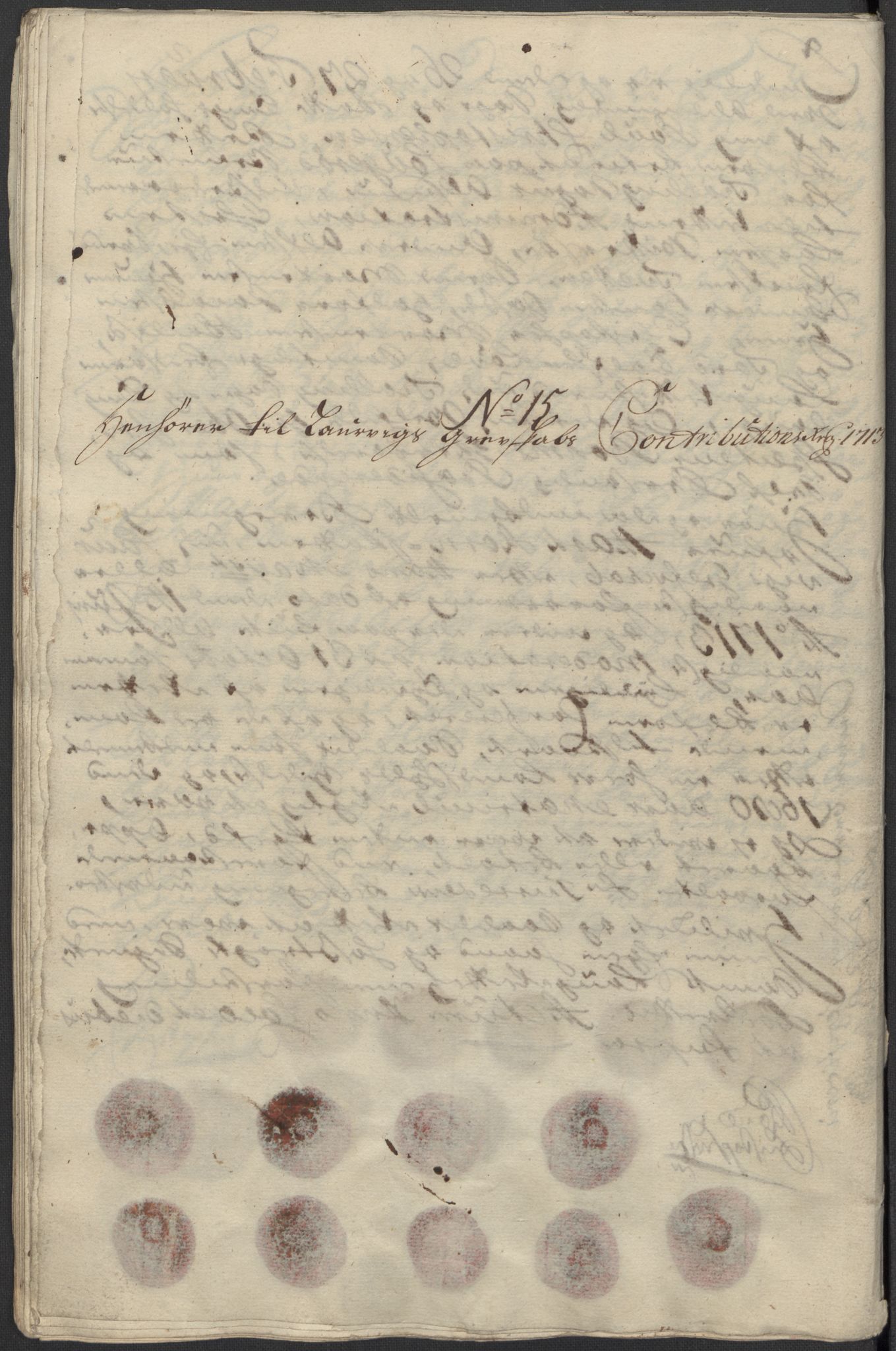 Rentekammeret inntil 1814, Reviderte regnskaper, Fogderegnskap, AV/RA-EA-4092/R33/L1985: Fogderegnskap Larvik grevskap, 1713, p. 245