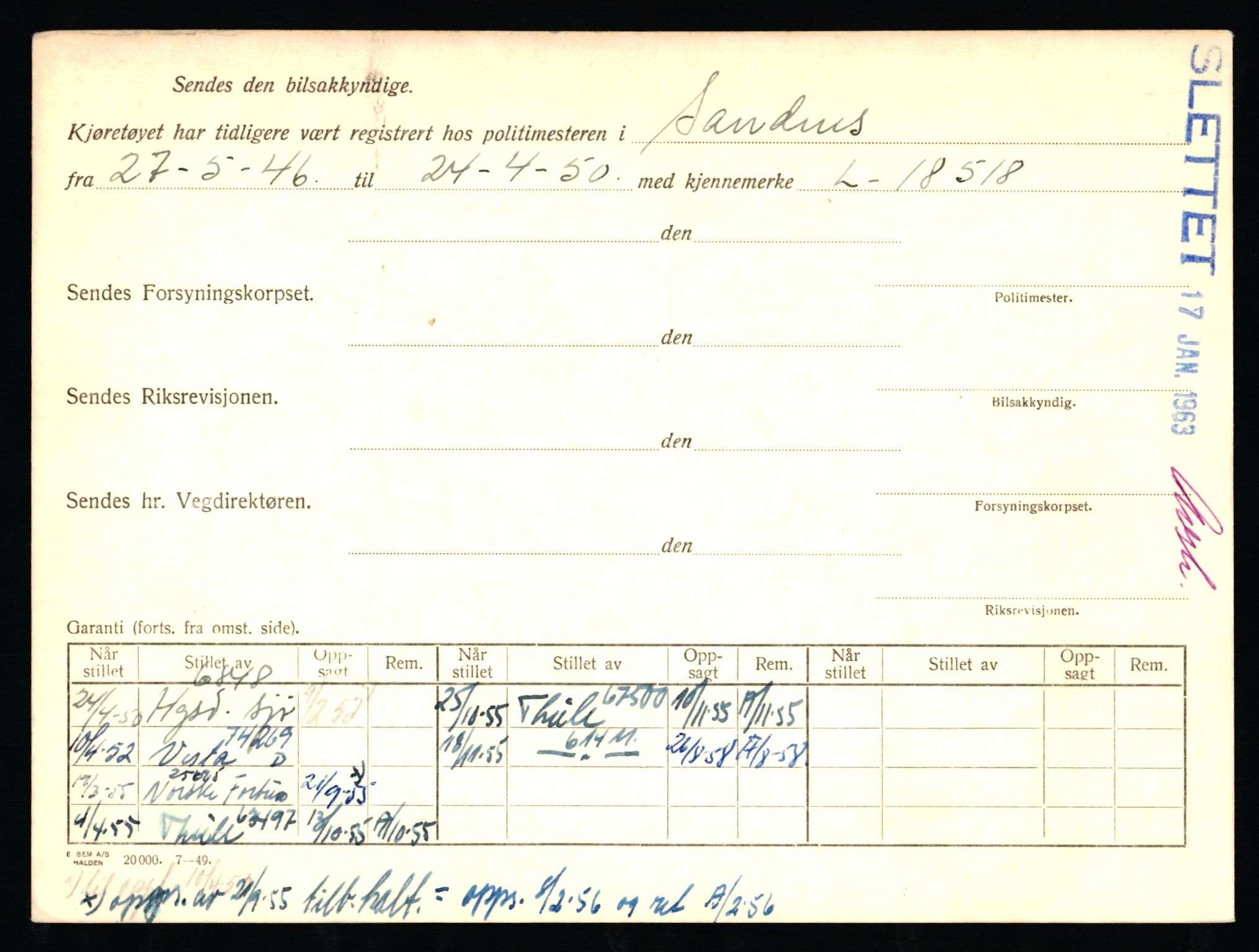 Stavanger trafikkstasjon, AV/SAST-A-101942/0/F/L0048: L-29100 - L-29899, 1930-1971, p. 450