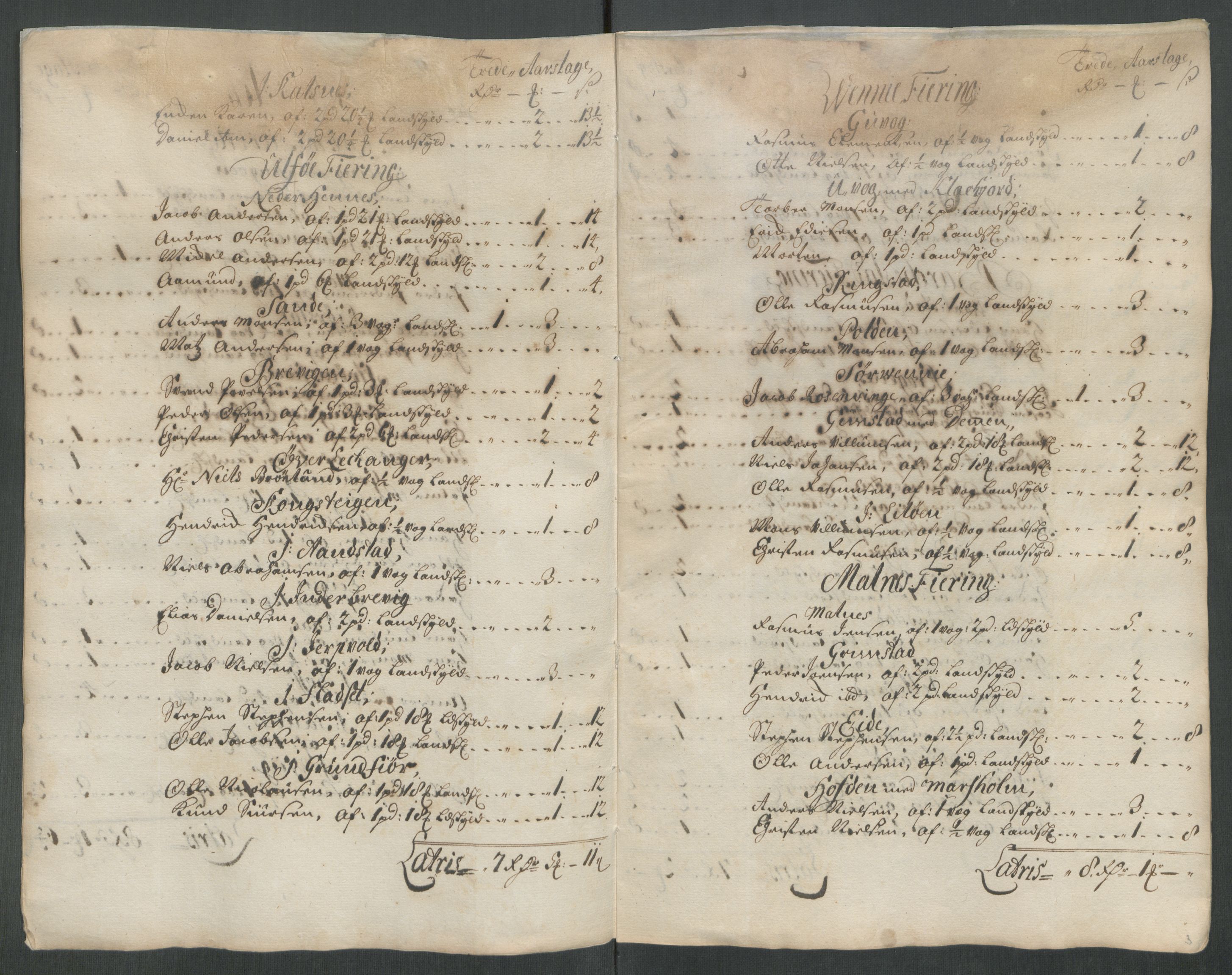 Rentekammeret inntil 1814, Reviderte regnskaper, Fogderegnskap, AV/RA-EA-4092/R67/L4680: Fogderegnskap Vesterålen, Andenes og Lofoten, 1714, p. 162