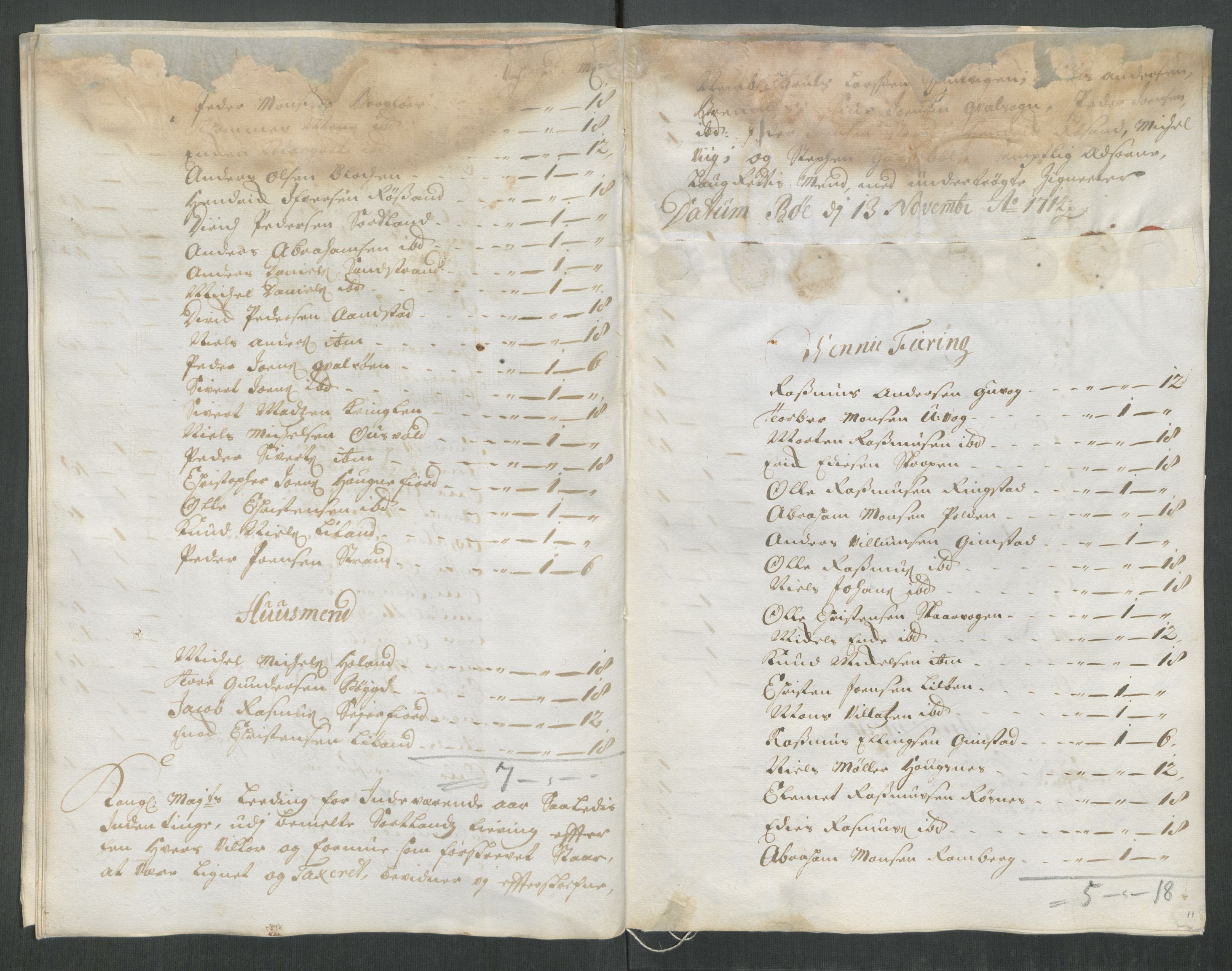 Rentekammeret inntil 1814, Reviderte regnskaper, Fogderegnskap, AV/RA-EA-4092/R67/L4680: Fogderegnskap Vesterålen, Andenes og Lofoten, 1714, p. 178