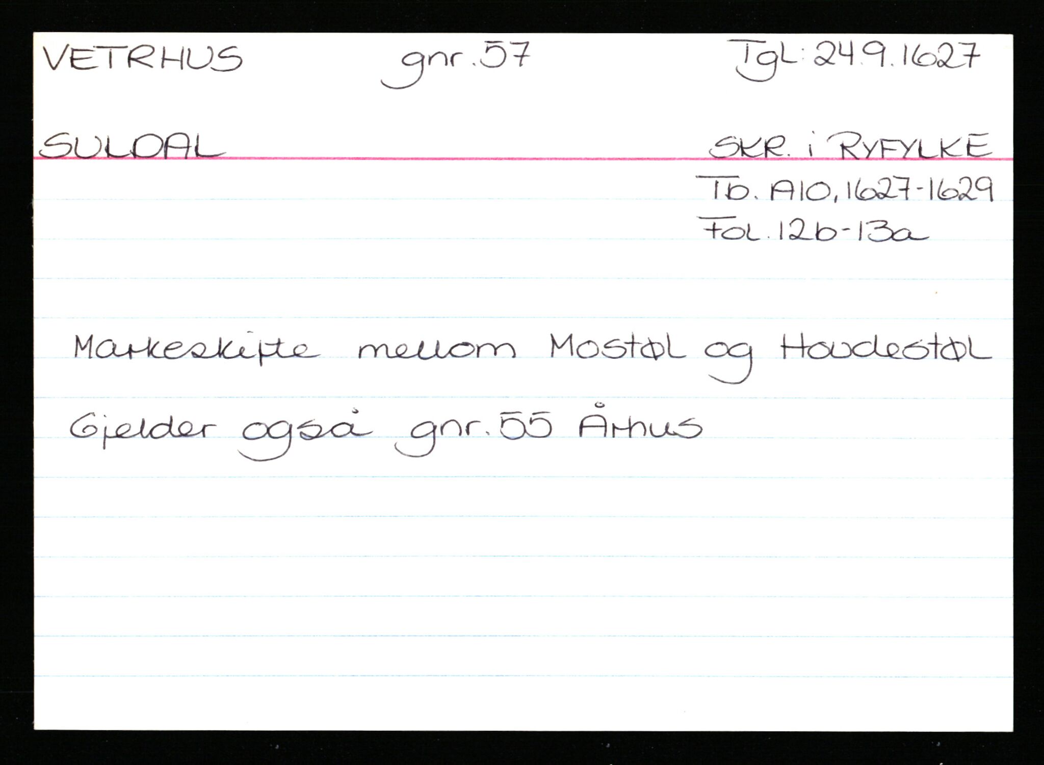 Statsarkivet i Stavanger, AV/SAST-A-101971/03/Y/Ym/L0066: Åstedskort sortert etter gårdsnavn: Veshovde - Vik, 1600-1950, p. 258