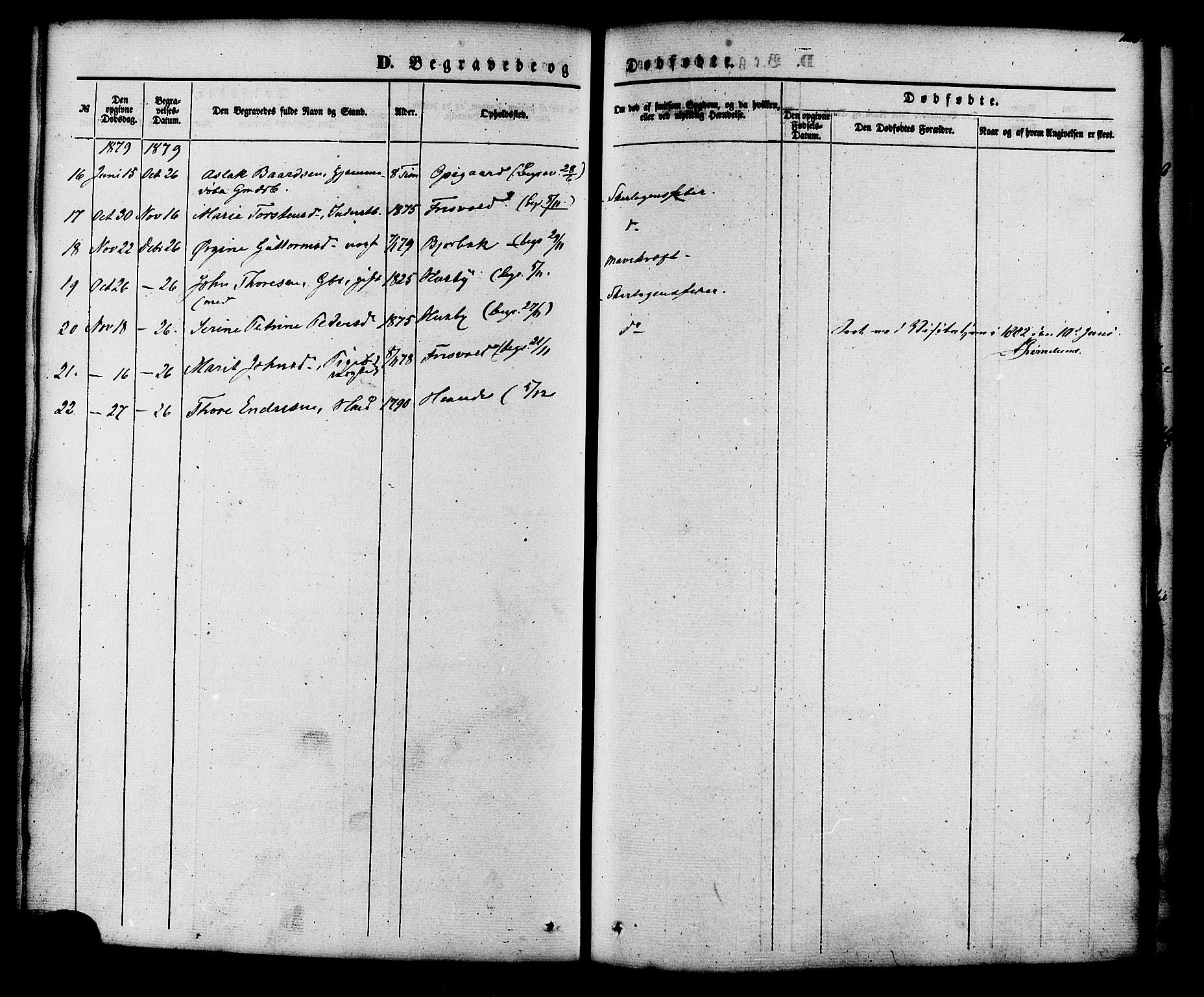 Ministerialprotokoller, klokkerbøker og fødselsregistre - Møre og Romsdal, AV/SAT-A-1454/552/L0637: Parish register (official) no. 552A01, 1845-1879, p. 266