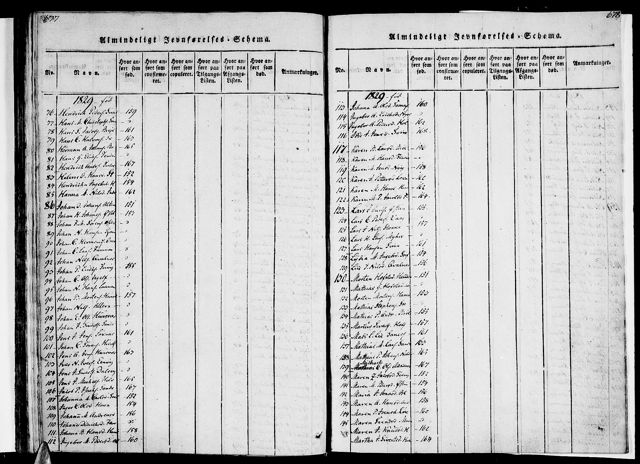 Ministerialprotokoller, klokkerbøker og fødselsregistre - Nordland, SAT/A-1459/830/L0445: Parish register (official) no. 830A09, 1820-1830, p. 677-678