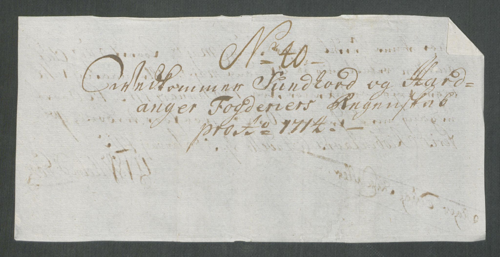 Rentekammeret inntil 1814, Reviderte regnskaper, Fogderegnskap, AV/RA-EA-4092/R48/L2990: Fogderegnskap Sunnhordland og Hardanger, 1714, p. 288